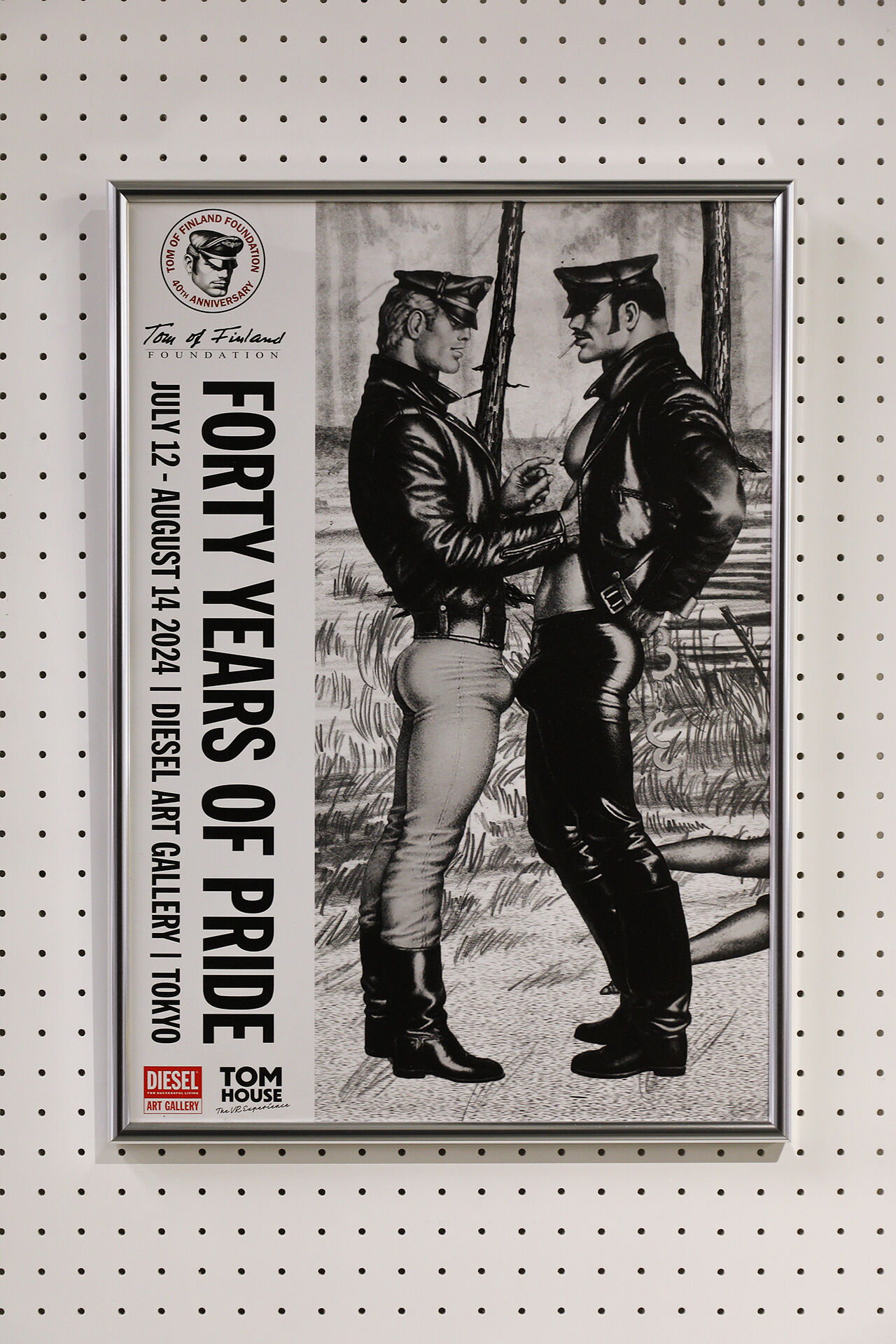 ゲイアートのレジェンド、トム・オブ・フィンランド展＠DIESEL