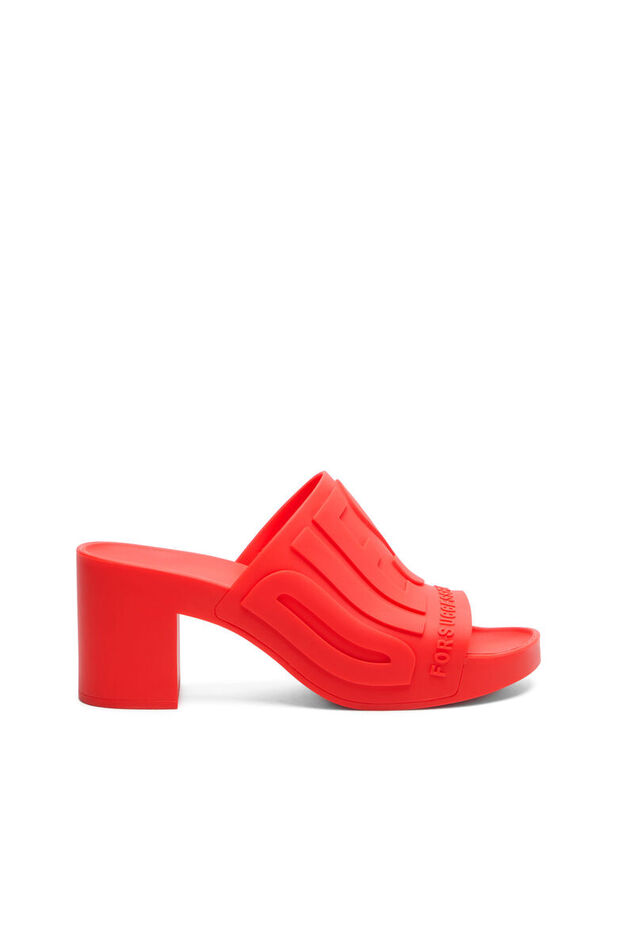 PU チャンキーヒールサンダル - Sa-Pamela H