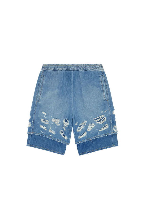 デニム ショートパンツ デストロイ加工