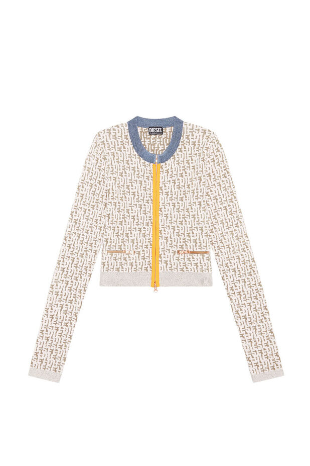 ニット 長袖カーディガン モノグラム