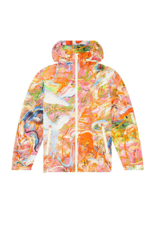 ナイロン プリント ジャケット