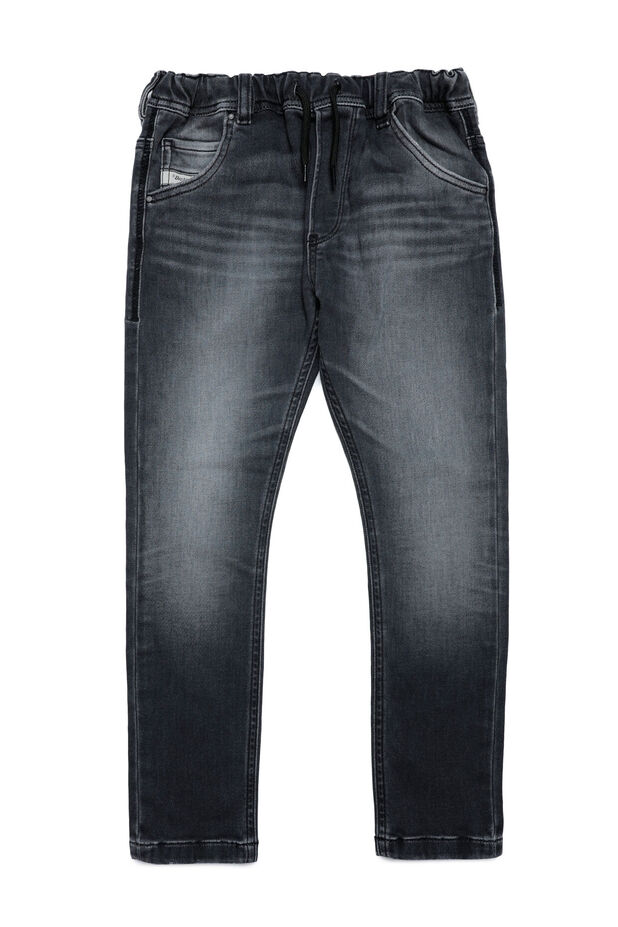 デニムパンツブラックジョグジーンズ