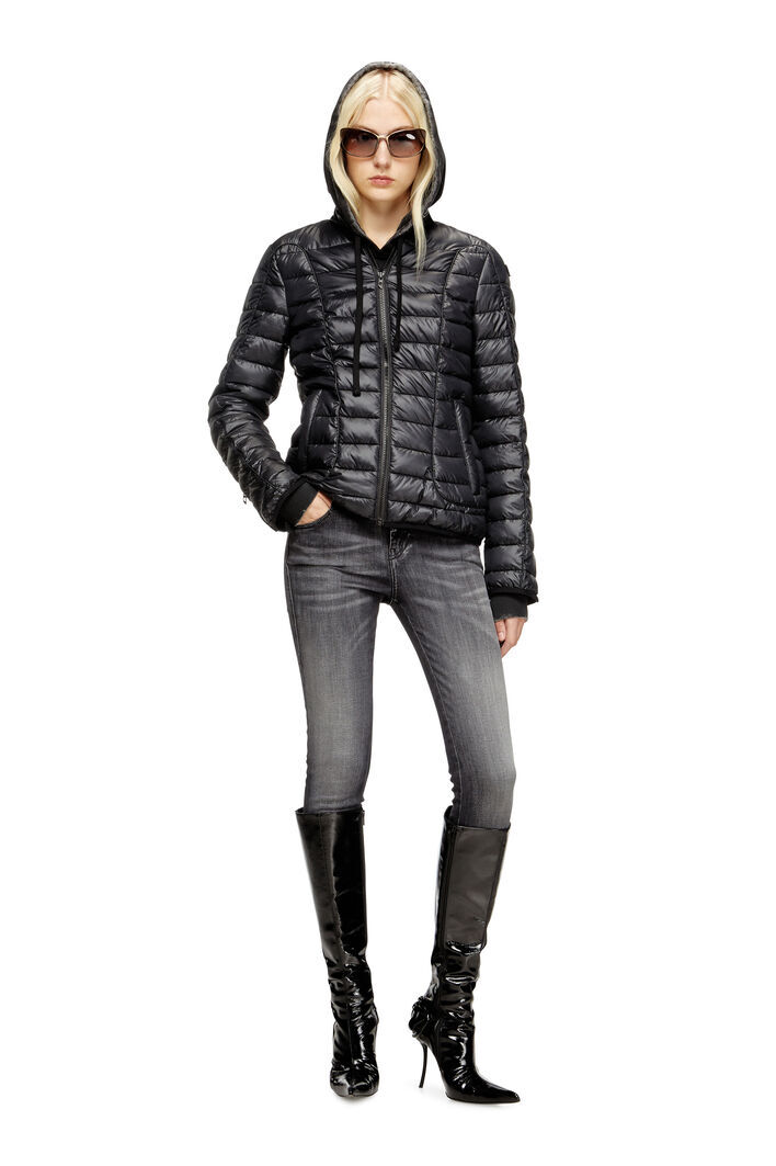 DIESEL  2WAY 黒デニム x 黒キルティングアウター(レディース) 予約]2WAYキルティングコート/ブラック – Lumier