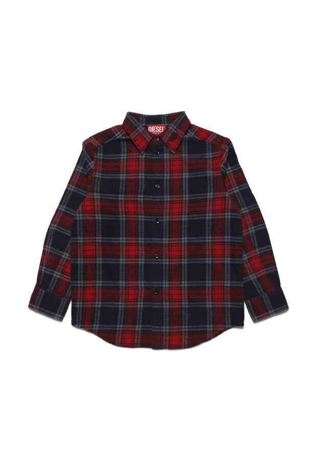 チェックシャツ