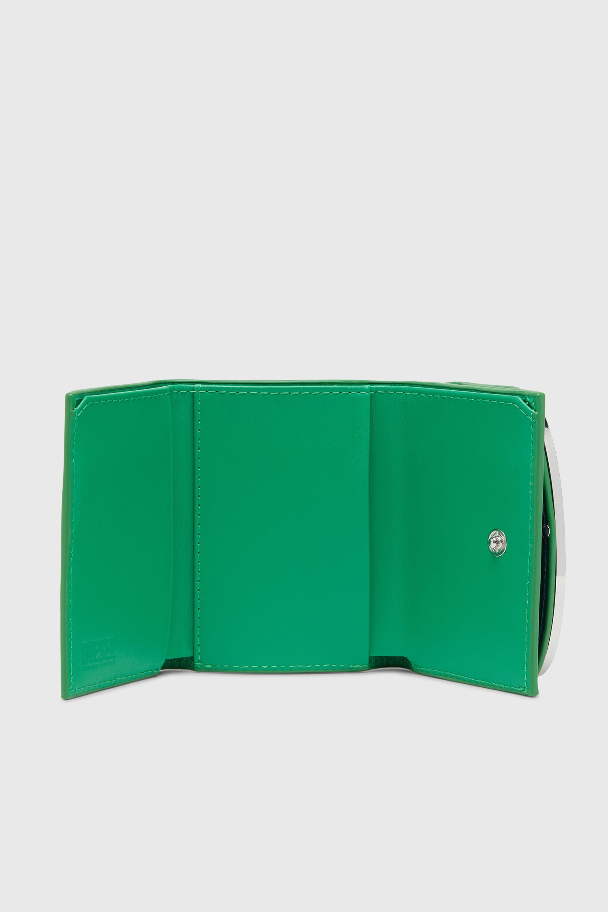 Diesel - 1DR TRI FOLD COIN XS II, Female's 三つ折りウォレット in グリーン - 3