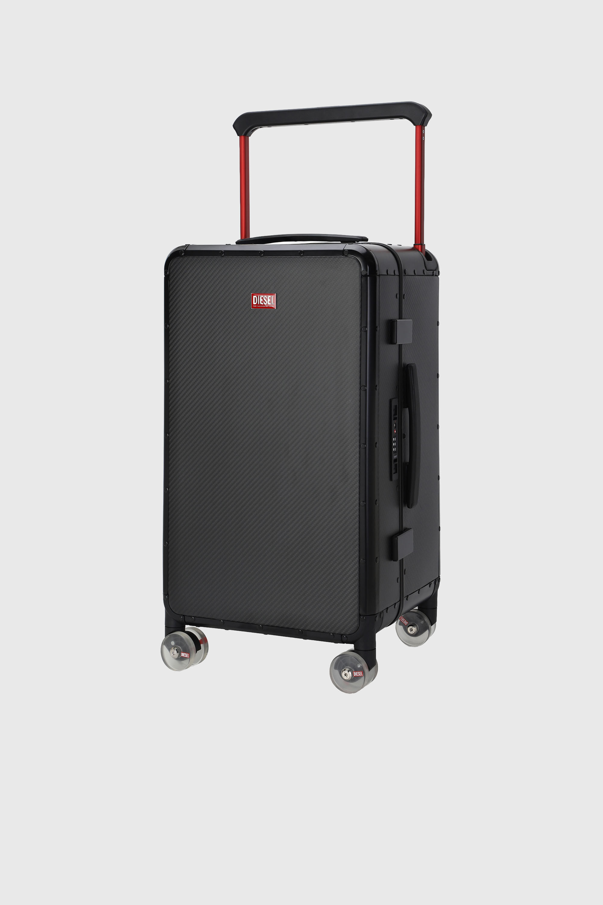 Diesel - DSL CARBON FIBER TROLLEY-BLACK- DSL001, Unisex's Carbon fiber suitcase size M in ブラック - 5