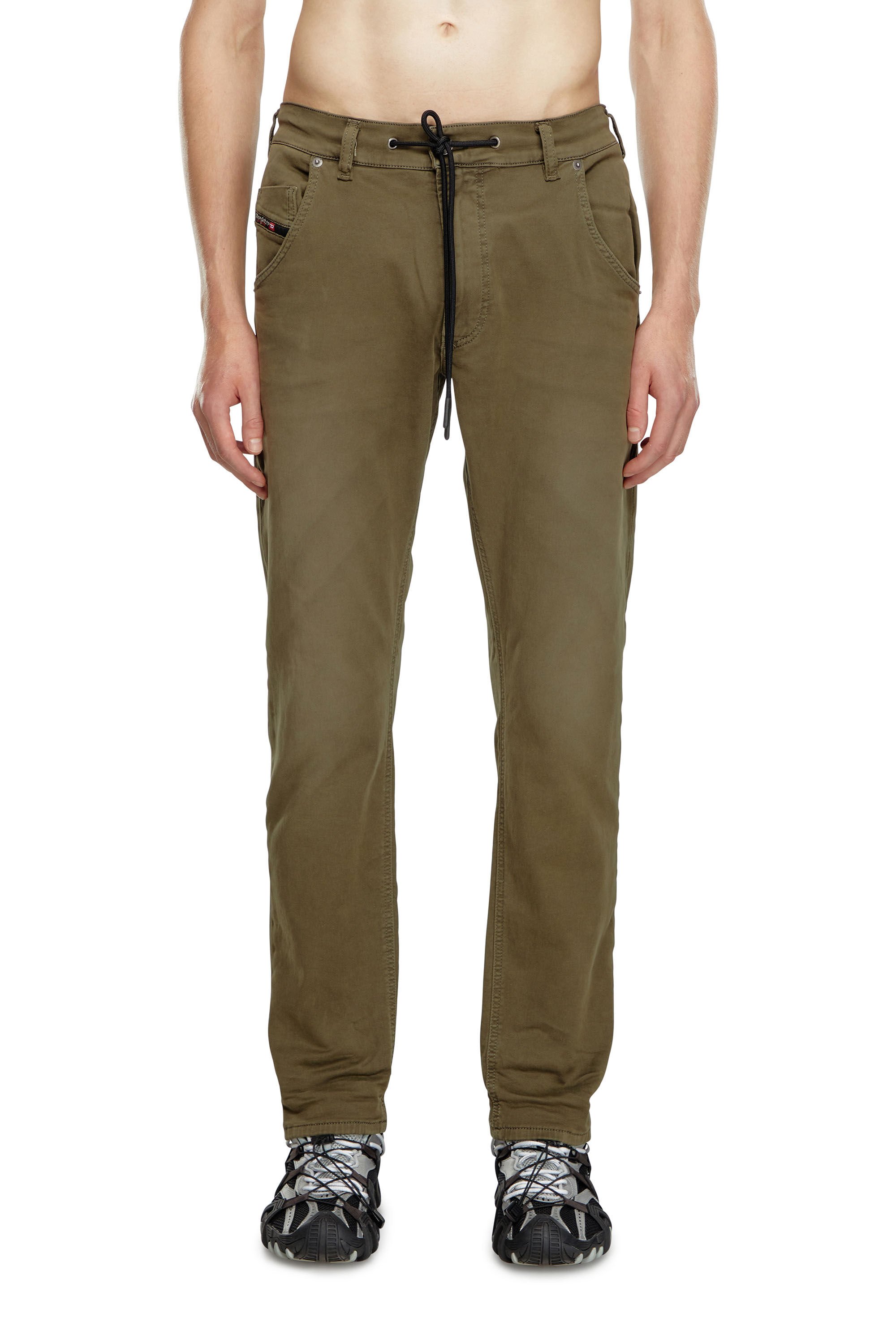 Diesel - Male's Regular 2030 D-Krooley Joggjeans® 0670M, ミリタリーグリーン - 3