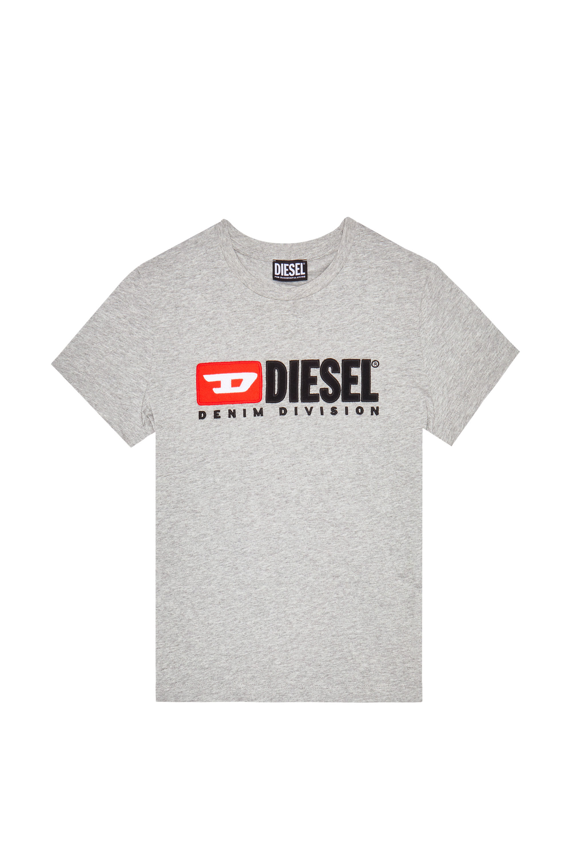 Diesel - T-SLI-DIV, Female's 半袖 Tシャツ in ライトグレー - 2