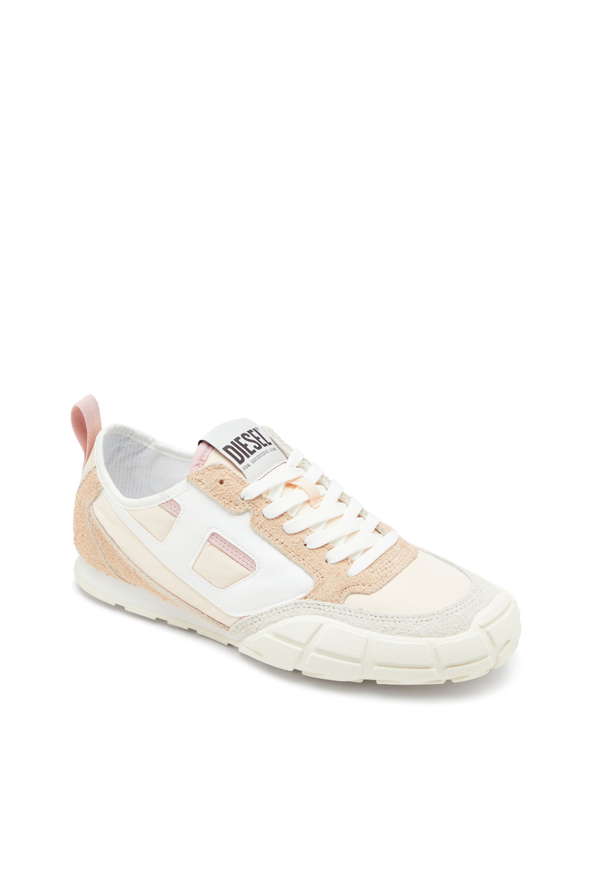 Diesel - S-PAGODHA LOW W, Female's Sneakers in leather, suede and ripstop in null - 6