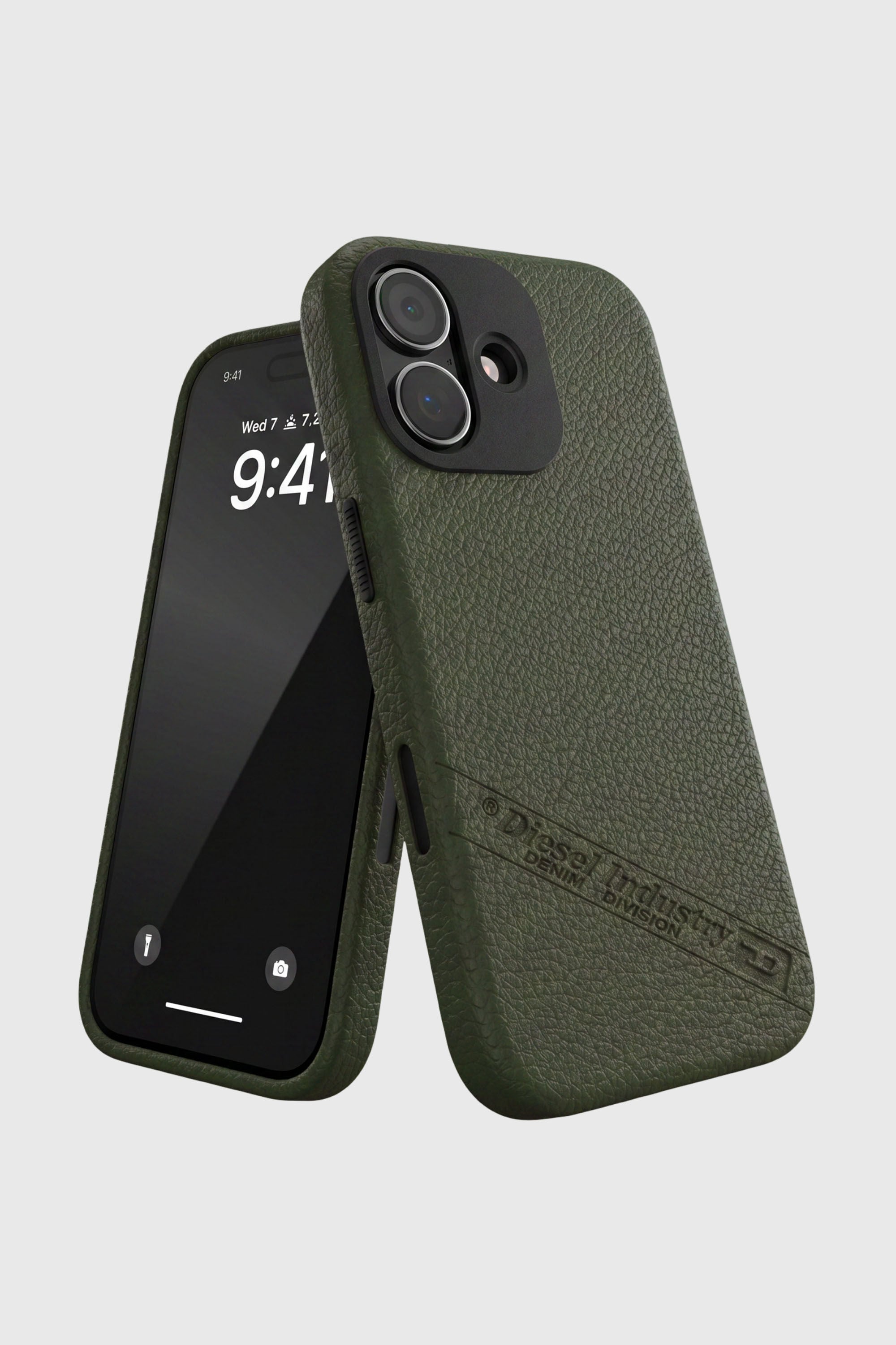 Diesel - 60646 MOULDED CASE, Unisex's Flag D case with MagSafe for iPhone 17 in ダークグリーン - 6
