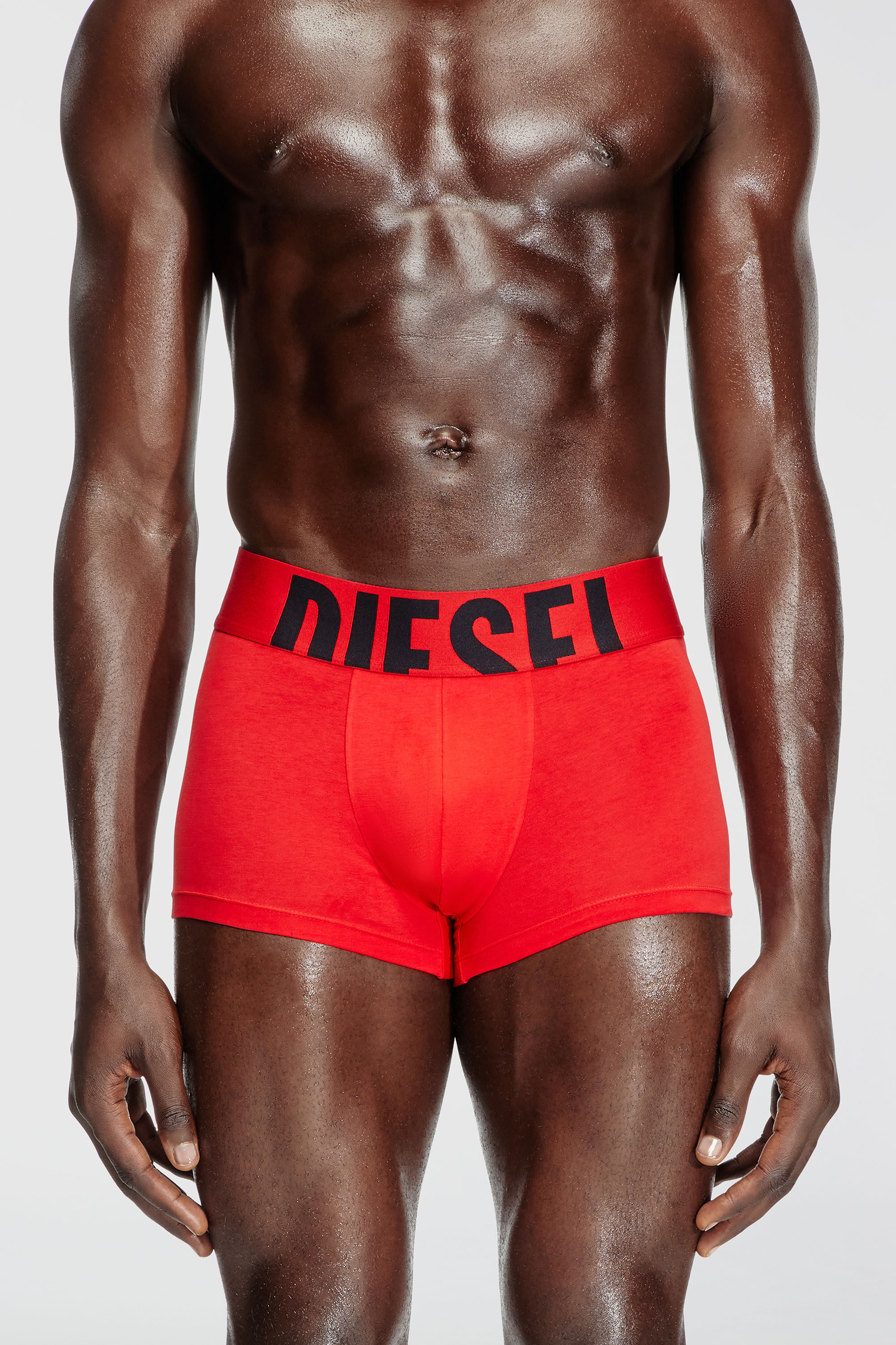 Diesel - UMBX-DAMIENTHREEPACK-5.5EL, Male's ボクサーパンツ3枚パック in レッド/ブラック - 3