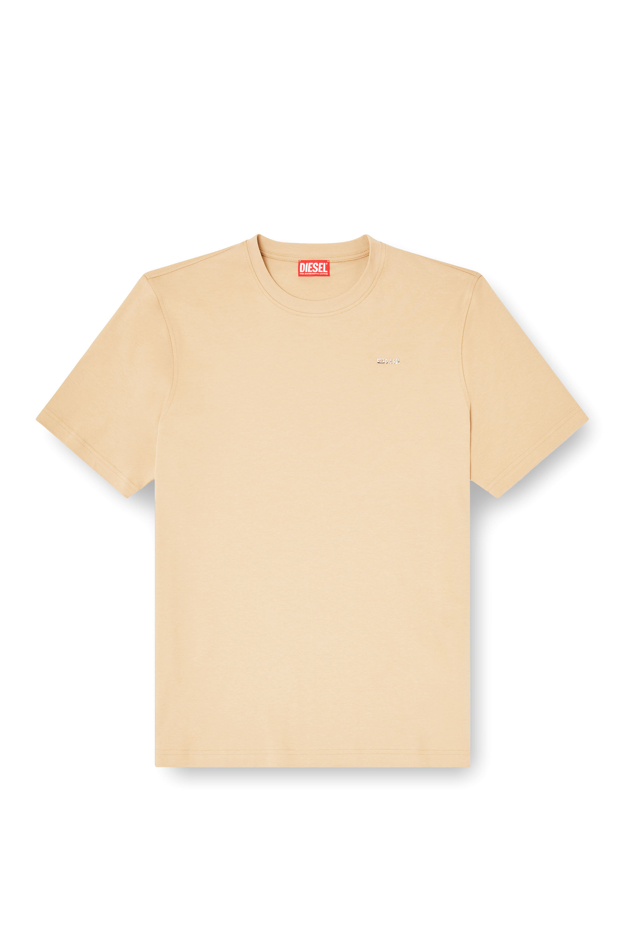 Diesel - T-ADJUST-MET, Male's Tシャツ in ベージュ - 2