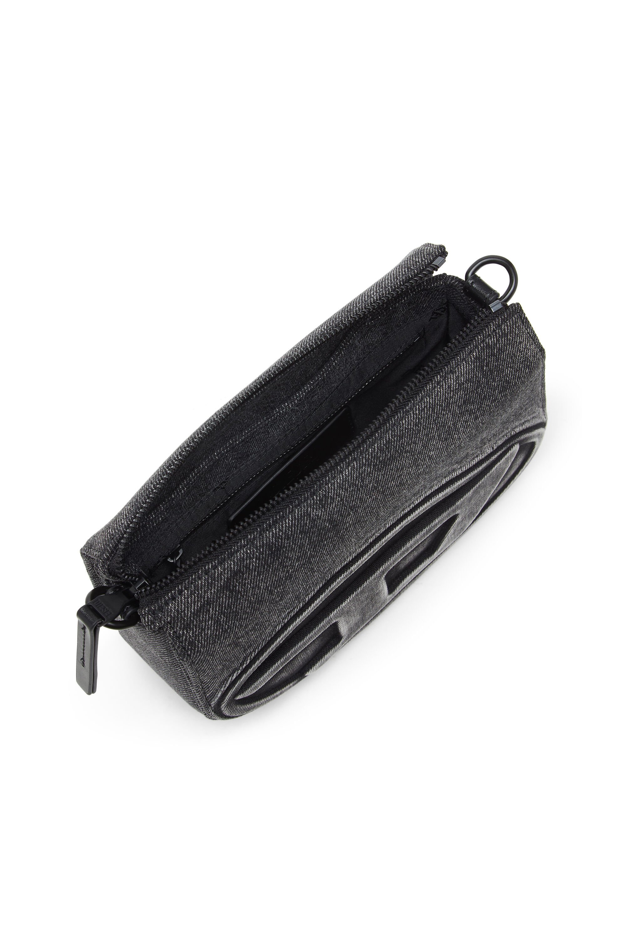 Diesel - 1DR CAMERA BAG, Unisex's 1DR-Camera bag in washed denim in グレージーンズ - 4