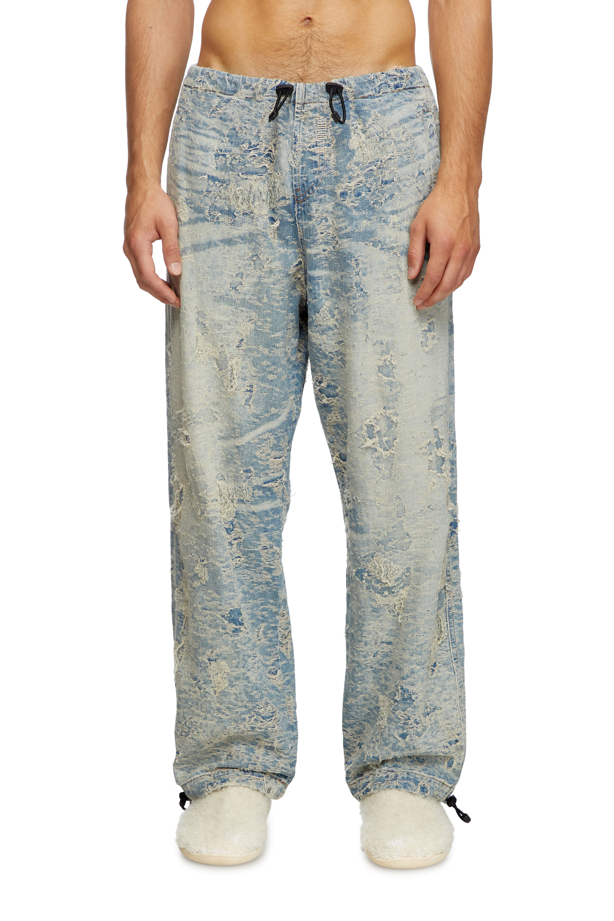 Diesel - Unisex's Relaxed Jeans D-Martial 007Z7, ライトブルー - 3