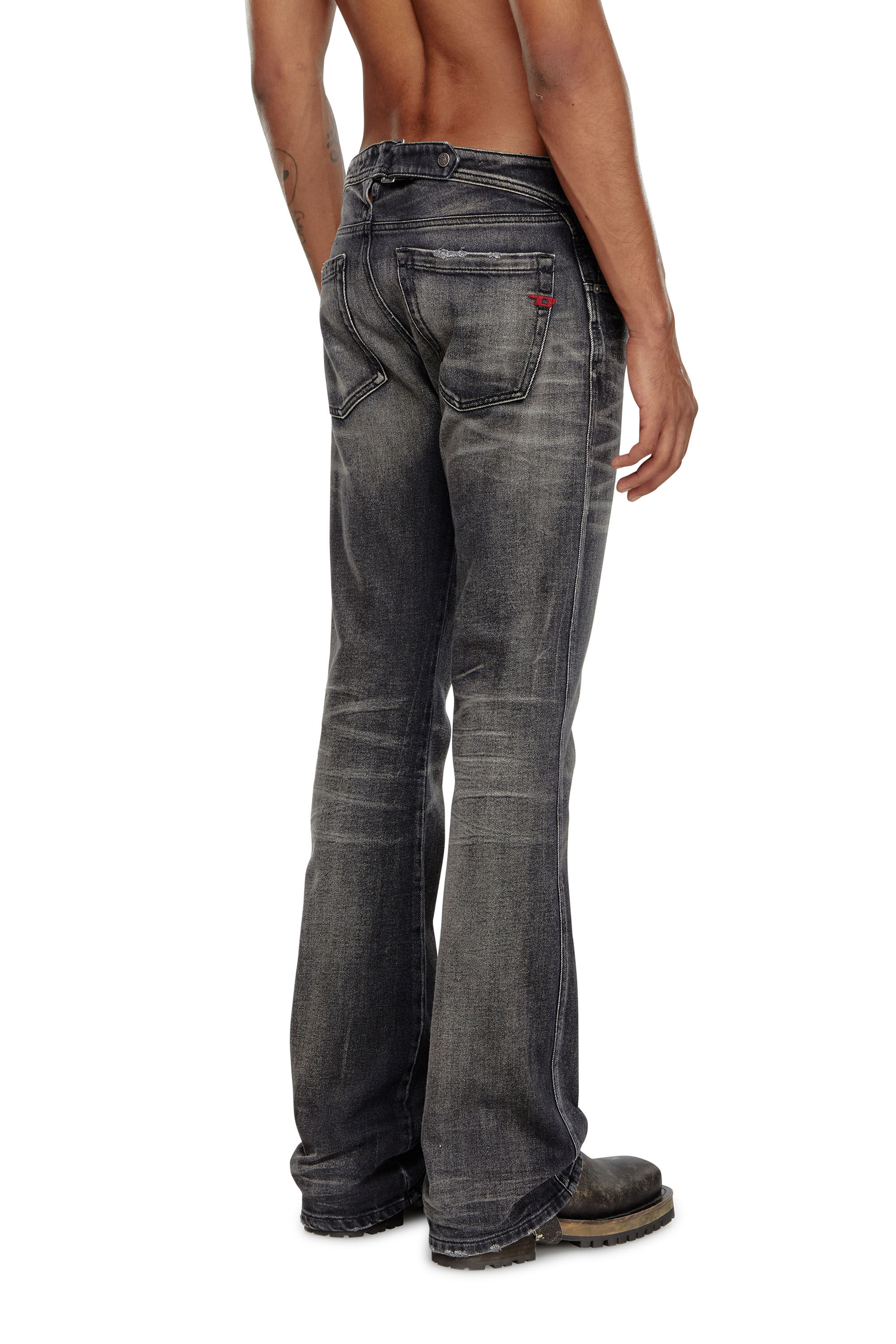 Diesel - Male's Bootcut Jeans D-Backler 09J65, ブラック/ダークグレー - 5