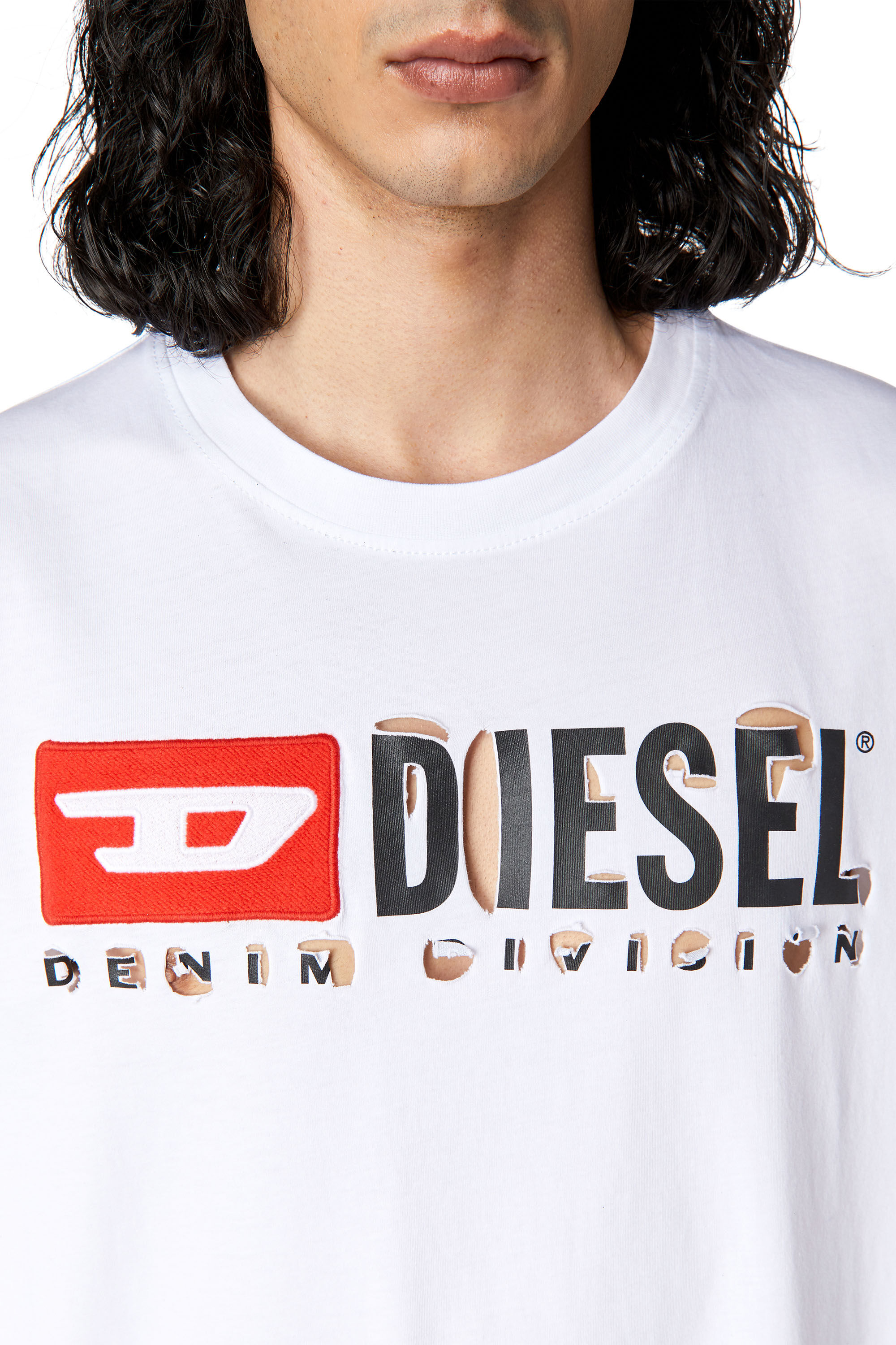 T-JUST-DIVSTROYED（MEN）: コットンTシャツ ｜ディーゼル