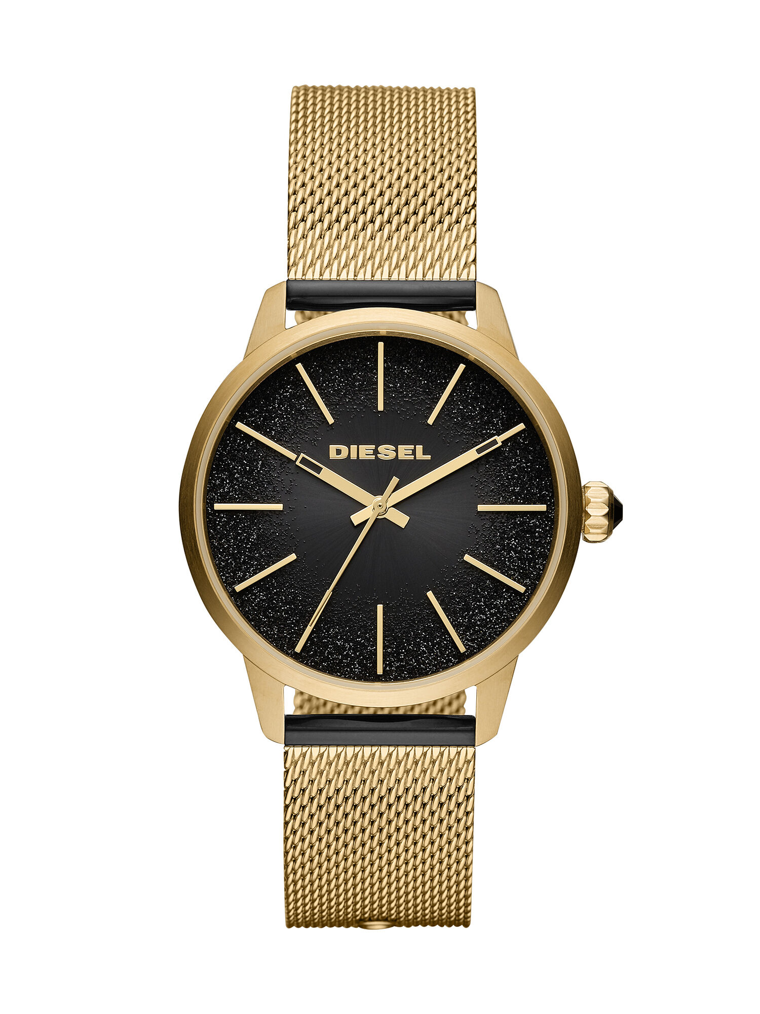 Diesel - DZ5576, Female's Three-hand watch in gold-tone stainless steel in ゴールド/ブラック - 1