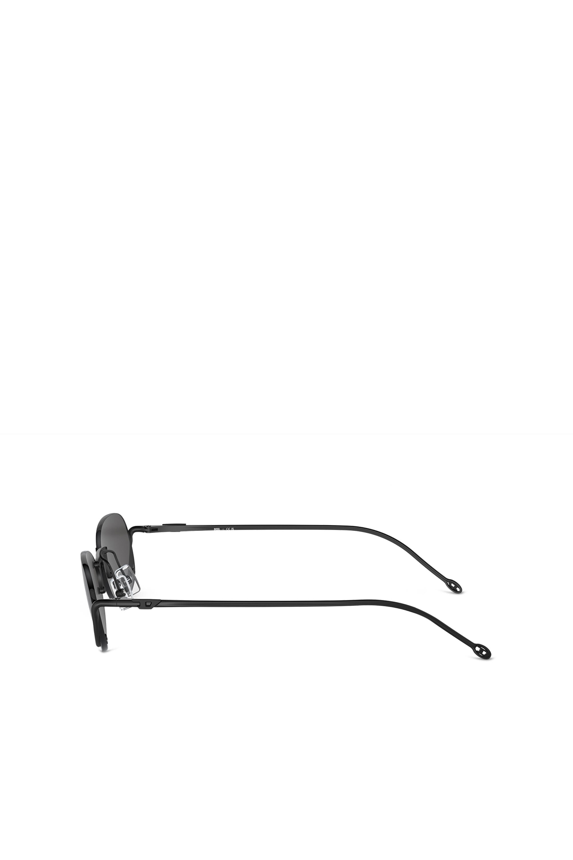 Diesel - 0DL1004, Unisex's Oval sunglasses in ブラック - 2