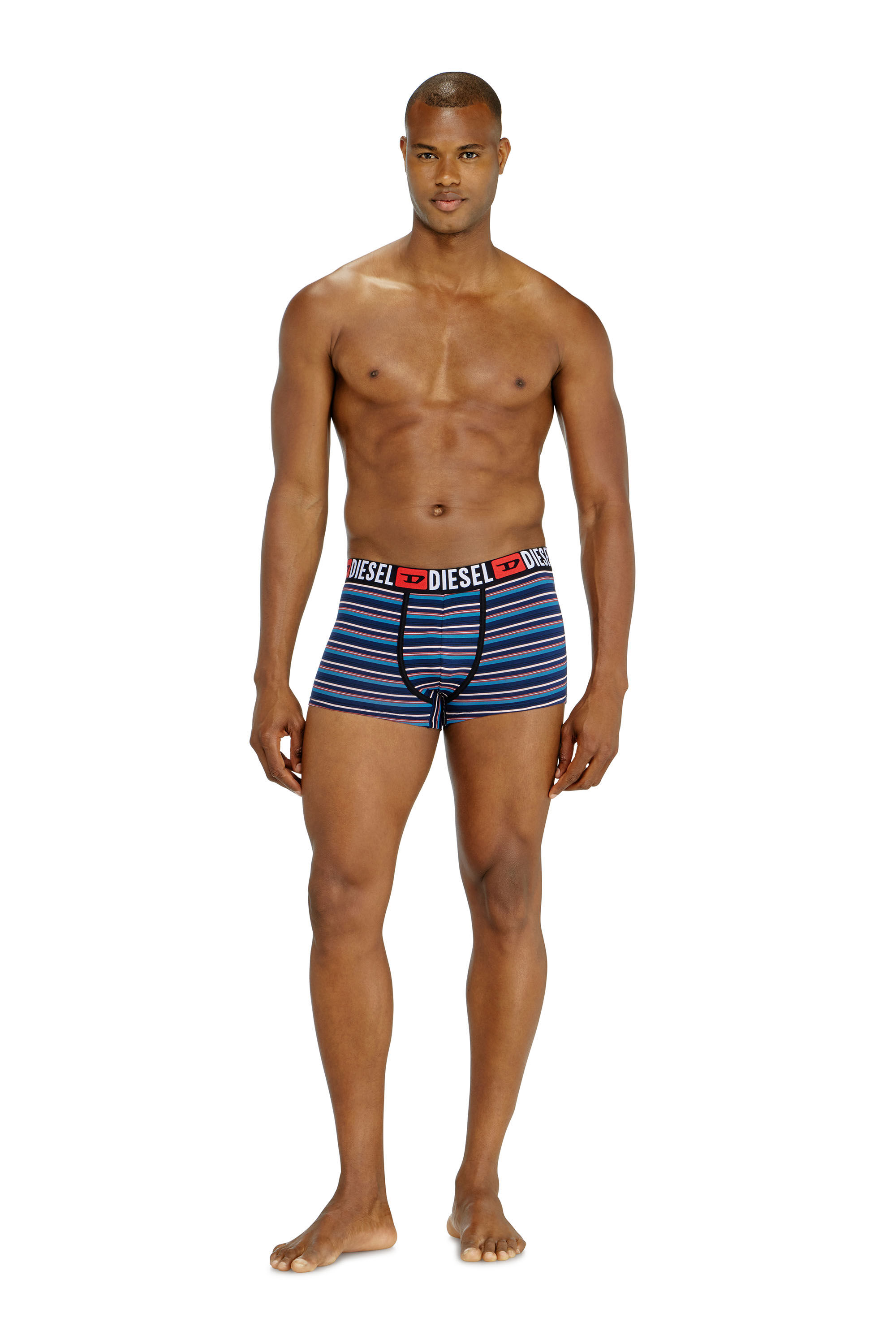 Diesel - UMBX-DAMIENTHREEPACK, Male's ボクサーパンツ 3枚パック in ブルー/ブラック - 1