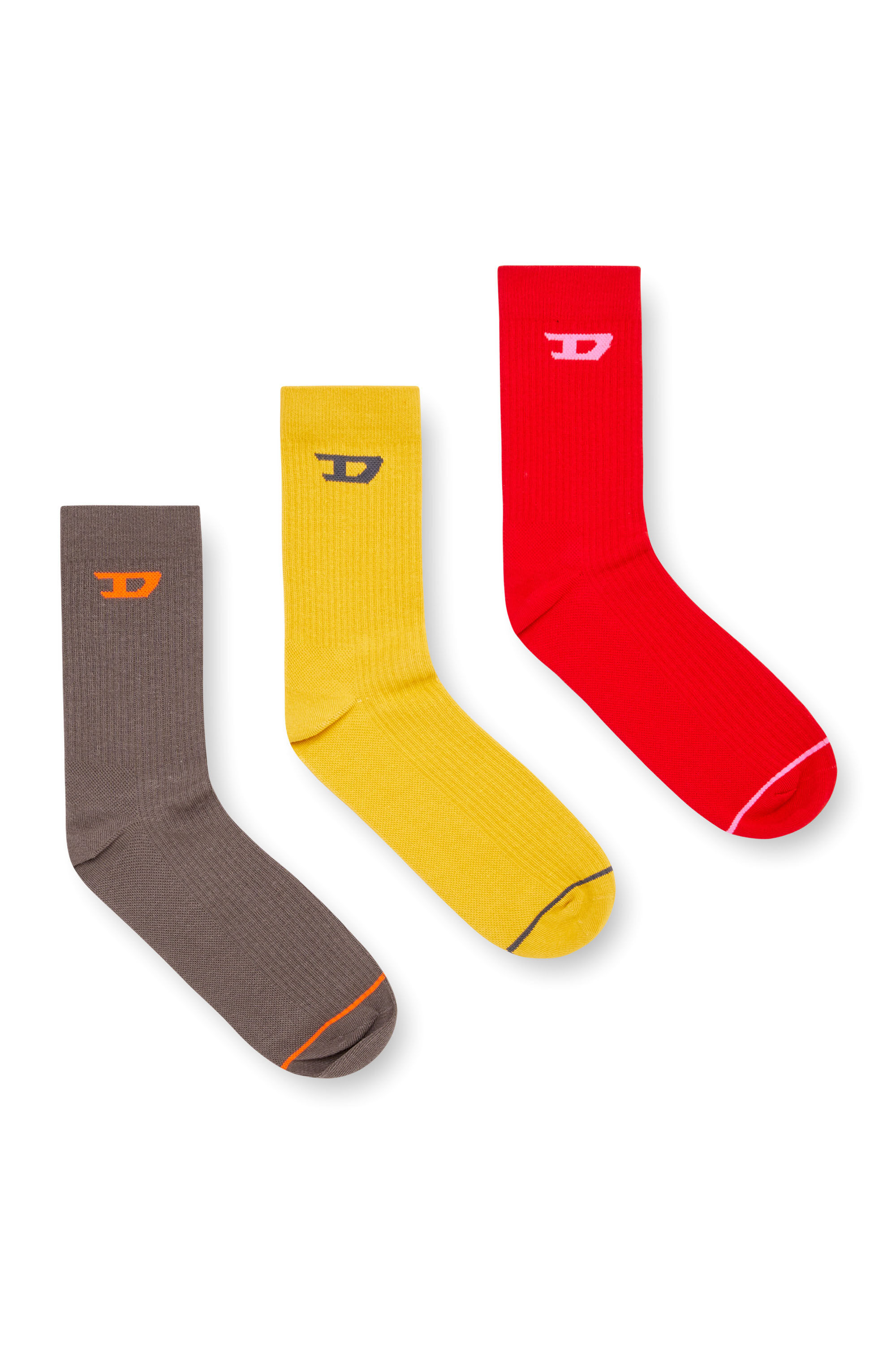 DIESEL | SKM-D-TENNIS-CREW-17,5 3PACK SOCKS BLACK 靴下 Diesel SKM-D-TENNIS-CREW-17.5 at Amazon Men's Clothing store