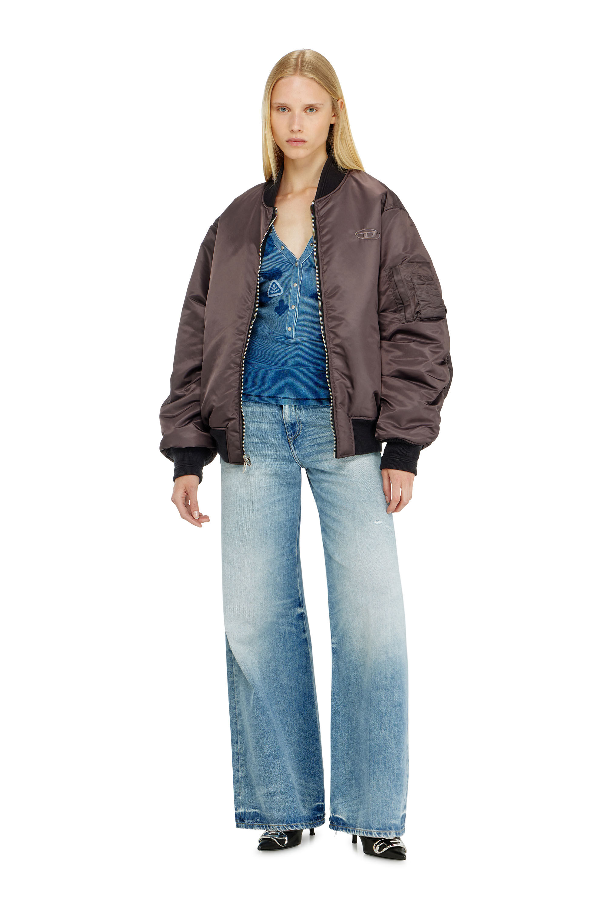 Diesel - Female's Flare Jeans 1978 D-Akemi 09M07, ライトブルー - 1