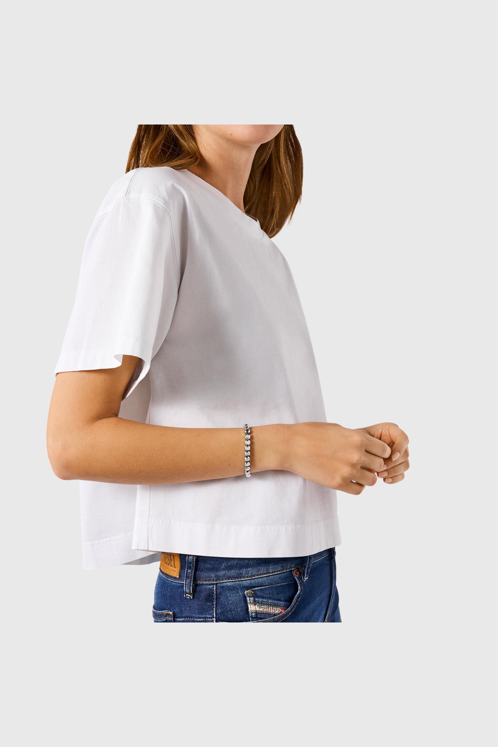 Diesel - DL1354040 STERLING SILVER JEWEL, Unisex's ブレスレット in シルバー - 3
