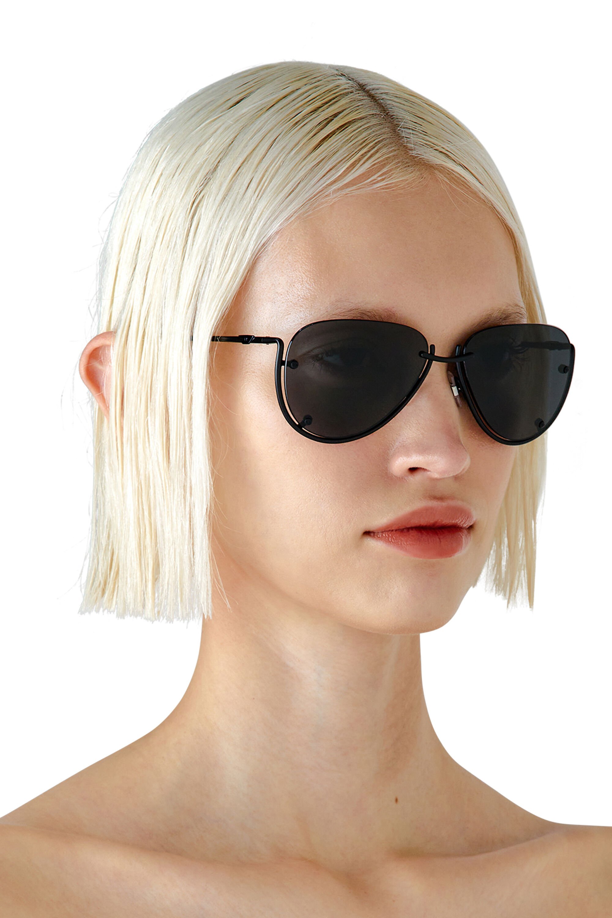 Diesel - 0DL1003, Unisex's サングラス in ブラック - 6