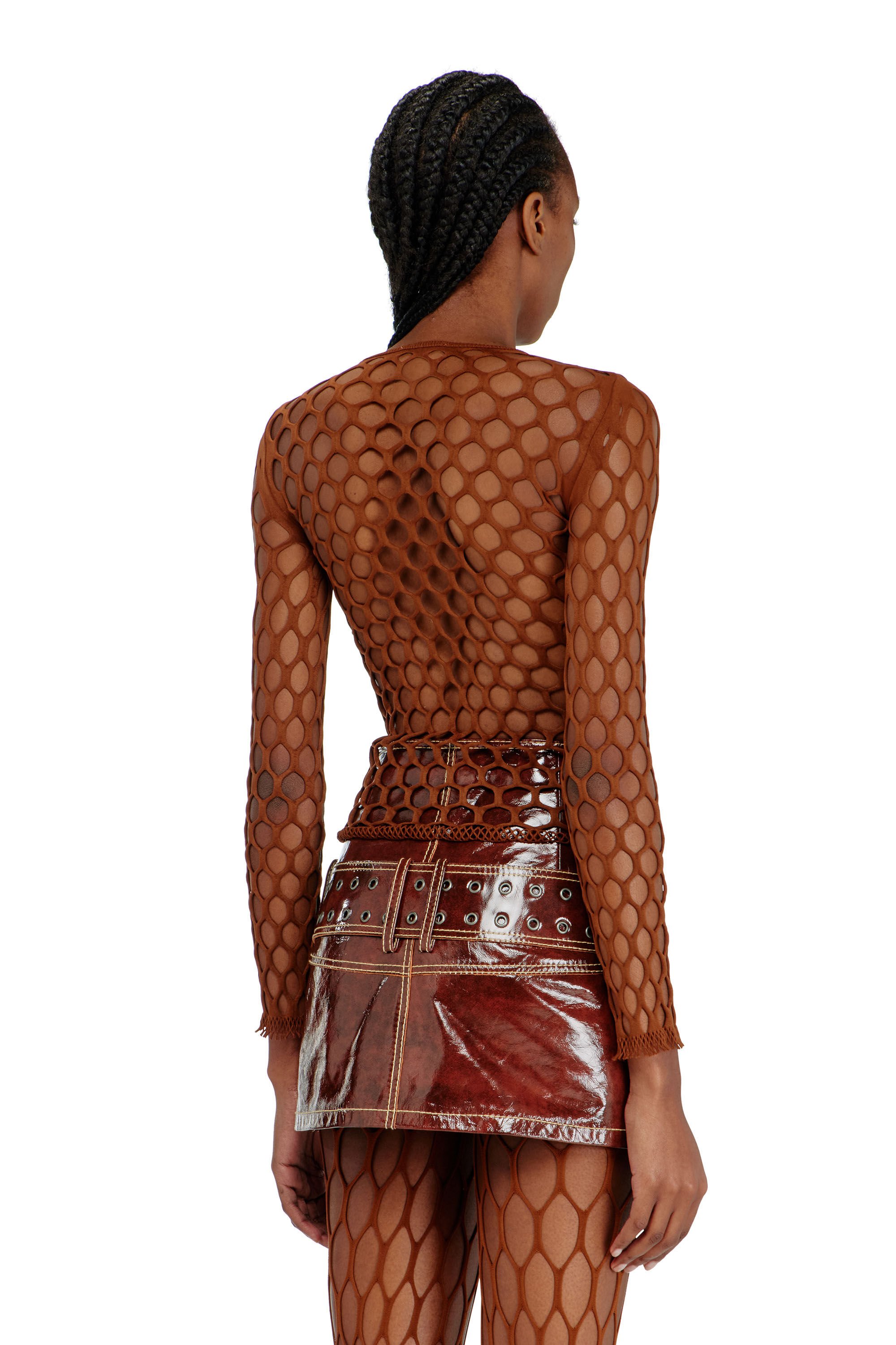 Diesel - M-ZANDA, Female's プルオーバーニット in ブラウン - 4