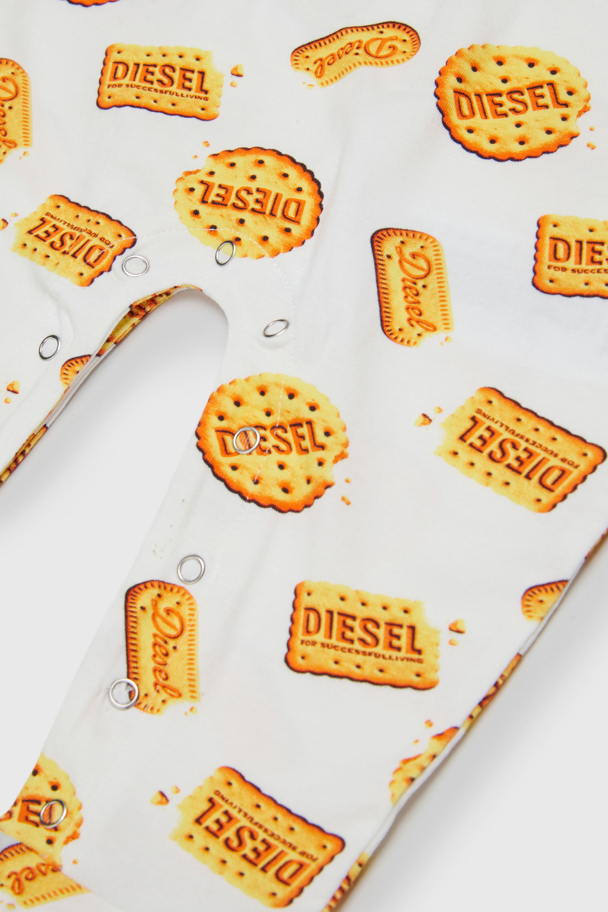 Diesel - UNNY-NB, Unisex's カバーオール in ホワイト - 4