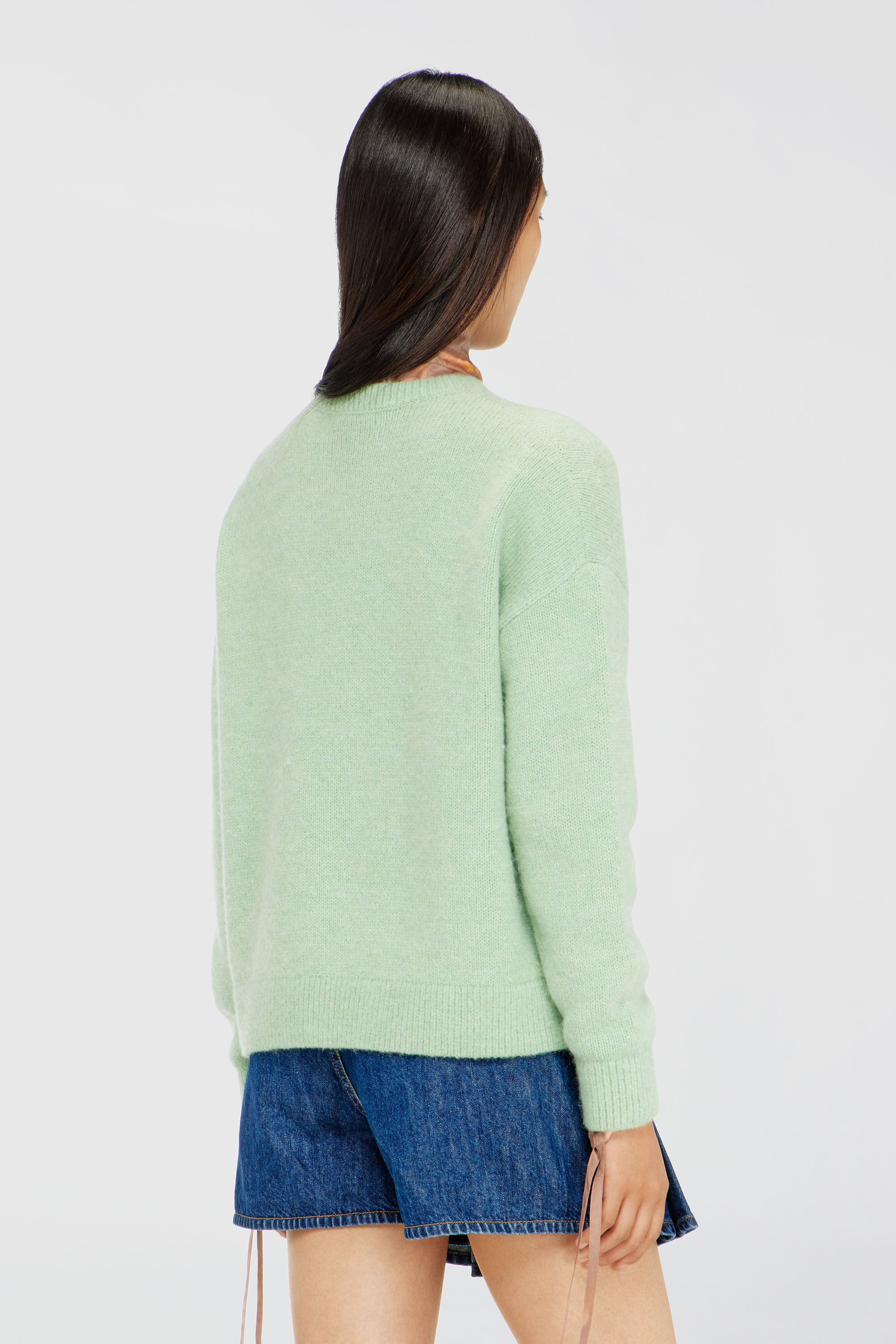 Diesel - M-AREETA, Female's プルオーバーニット in ウォーターグリーン - 5