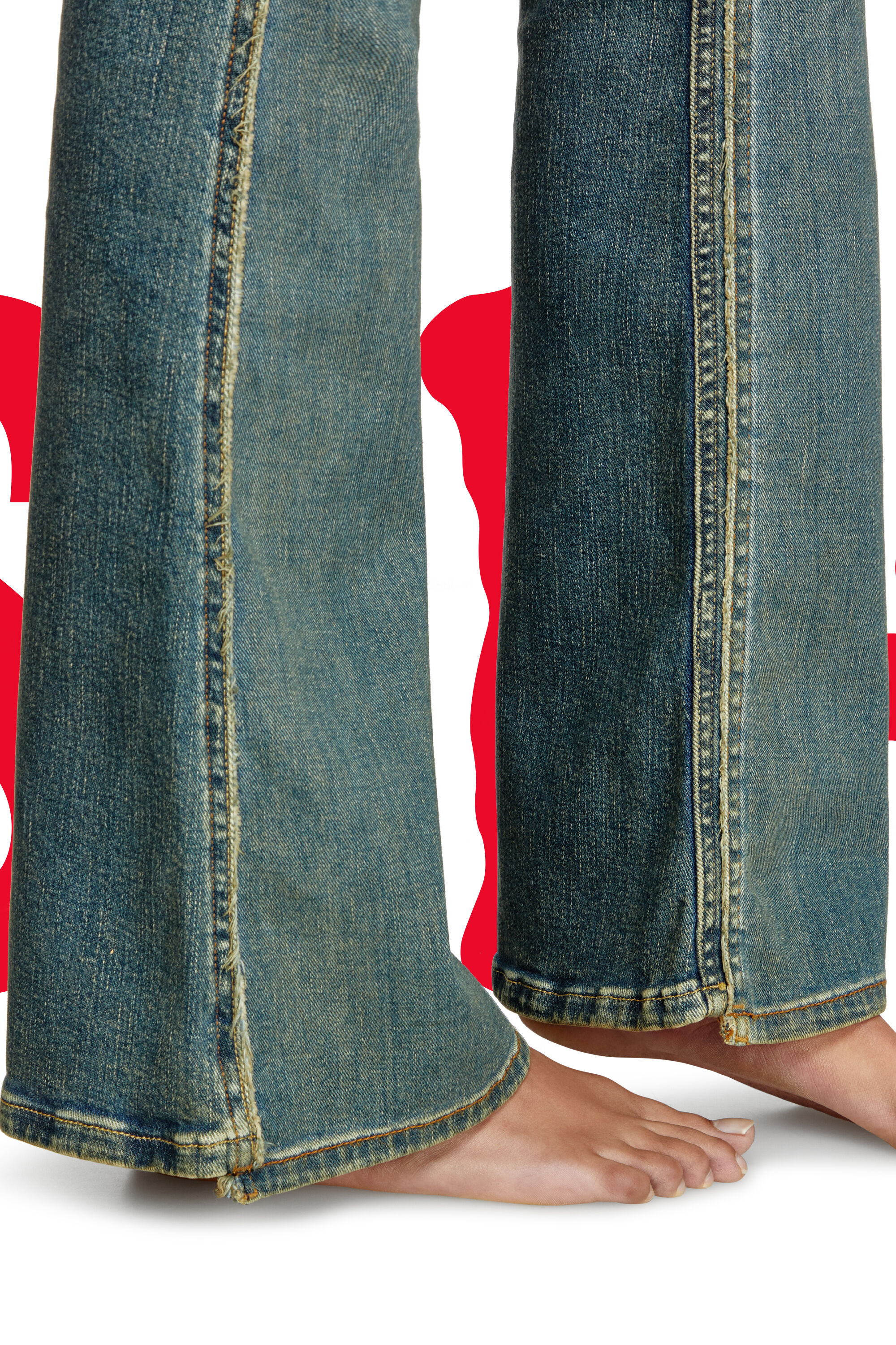 Diesel - Female's Regular Jeans Dieseloves 01 09N01, ダークブルー - 5