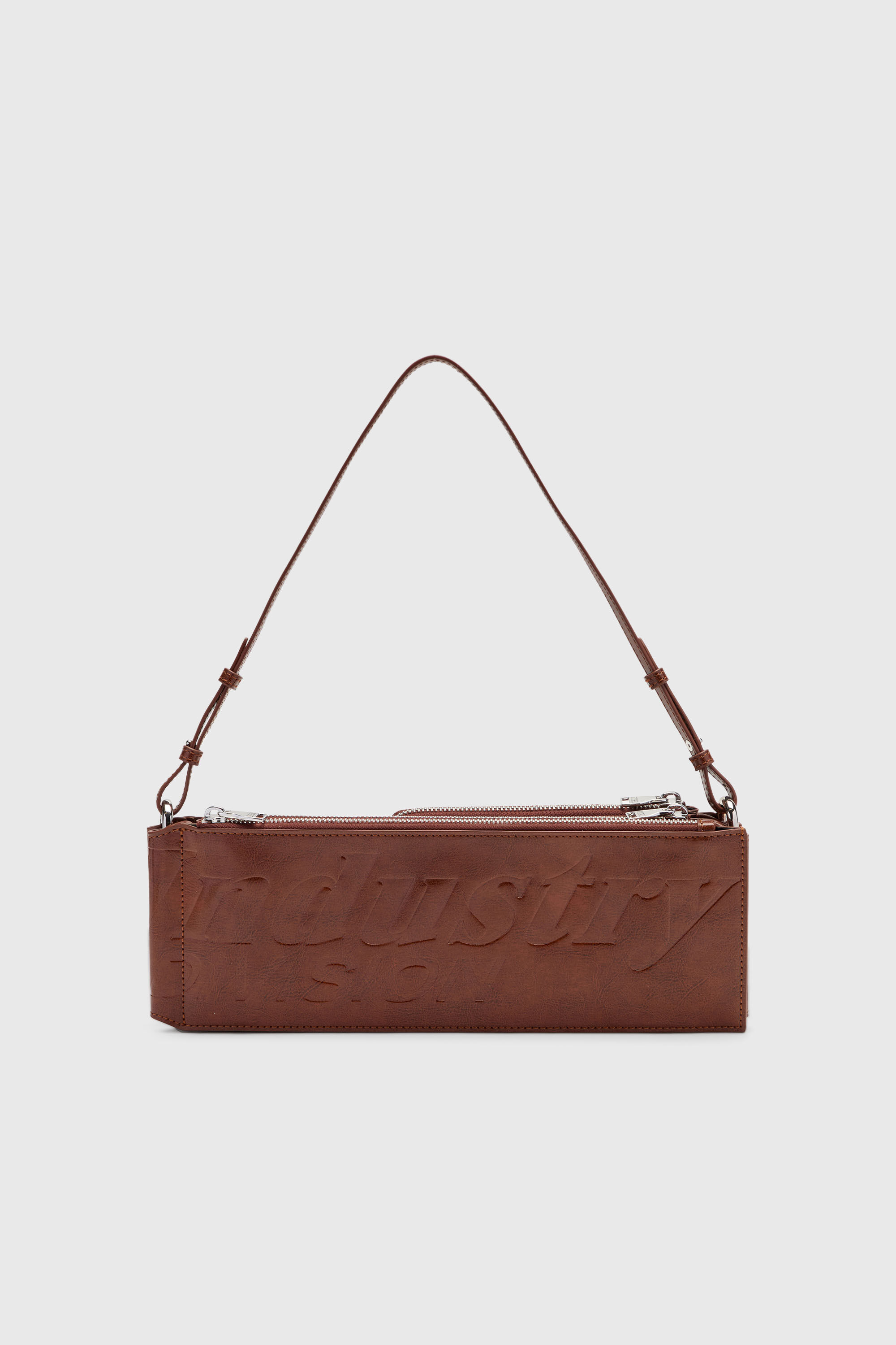 Diesel - FLAG-D SHOULDER BAG X, Unisex's Flag-D-Modular logo-embossed shoulder bag in ブラウン - 3