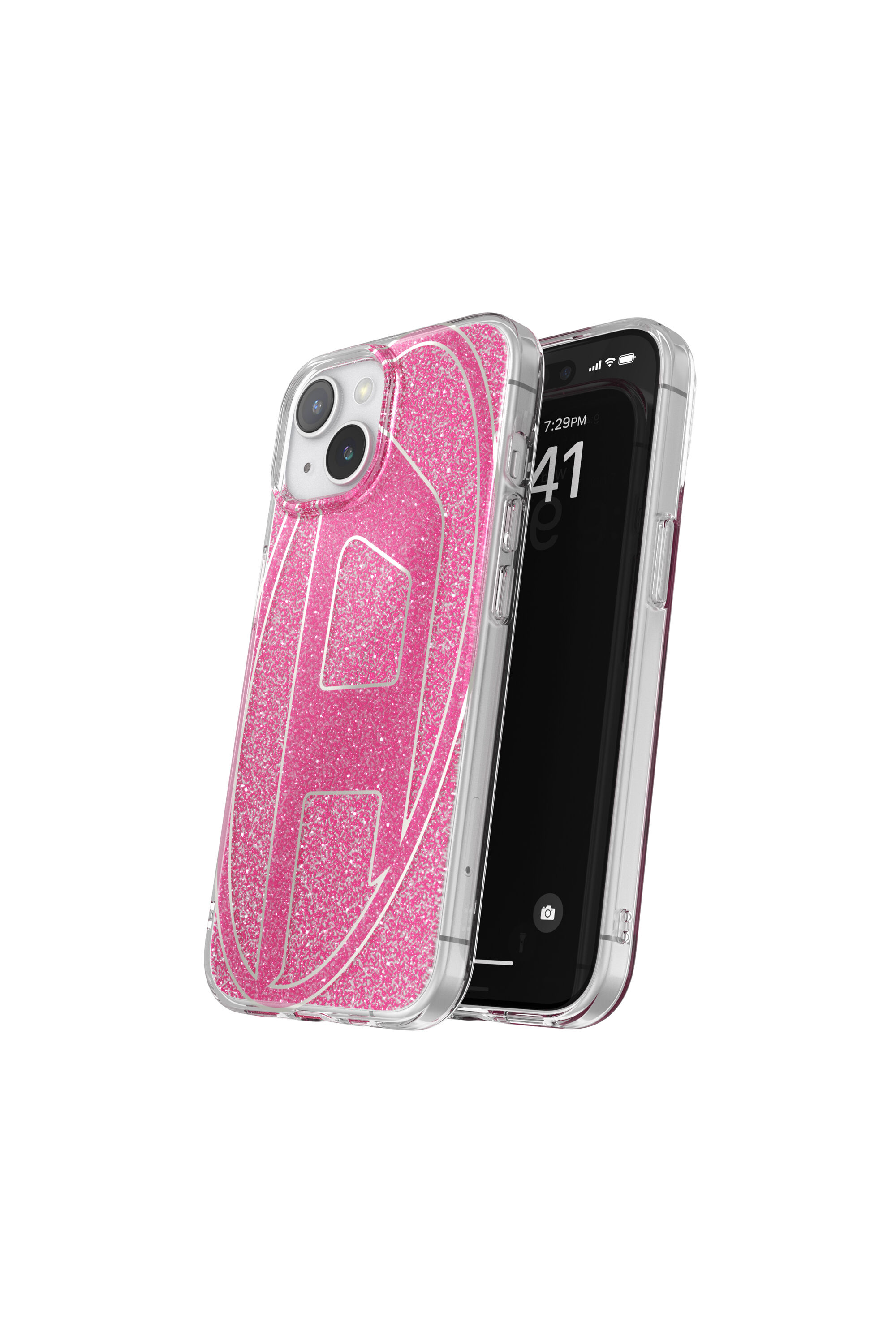 Diesel - 60035 AOP CASE, Unisex's iPhone 15 in ピンク / ホワイト - 3