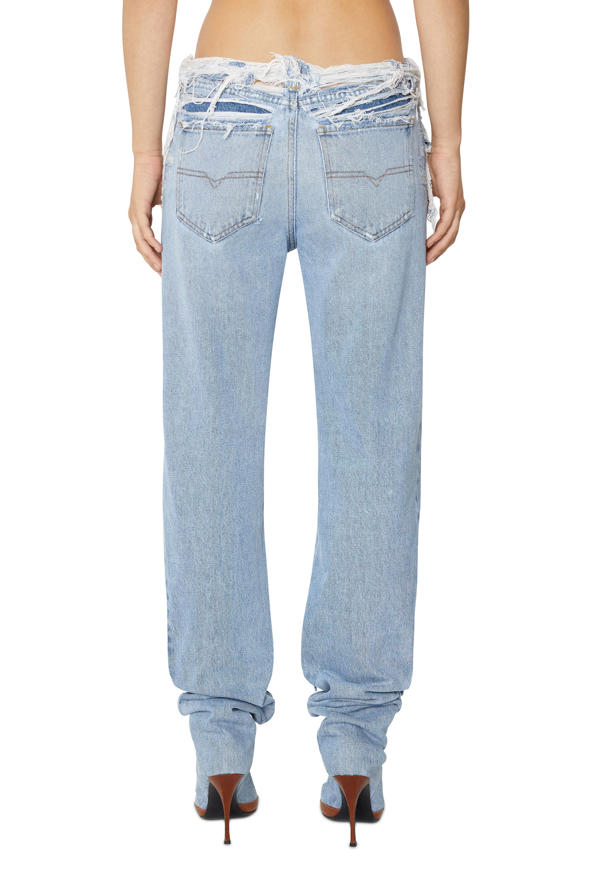 Diesel - Straight Jeans 1956 D-Tulip 007N7, Female's ストレート Jeans - 1956 D-Tulip in ライトブルー - 5