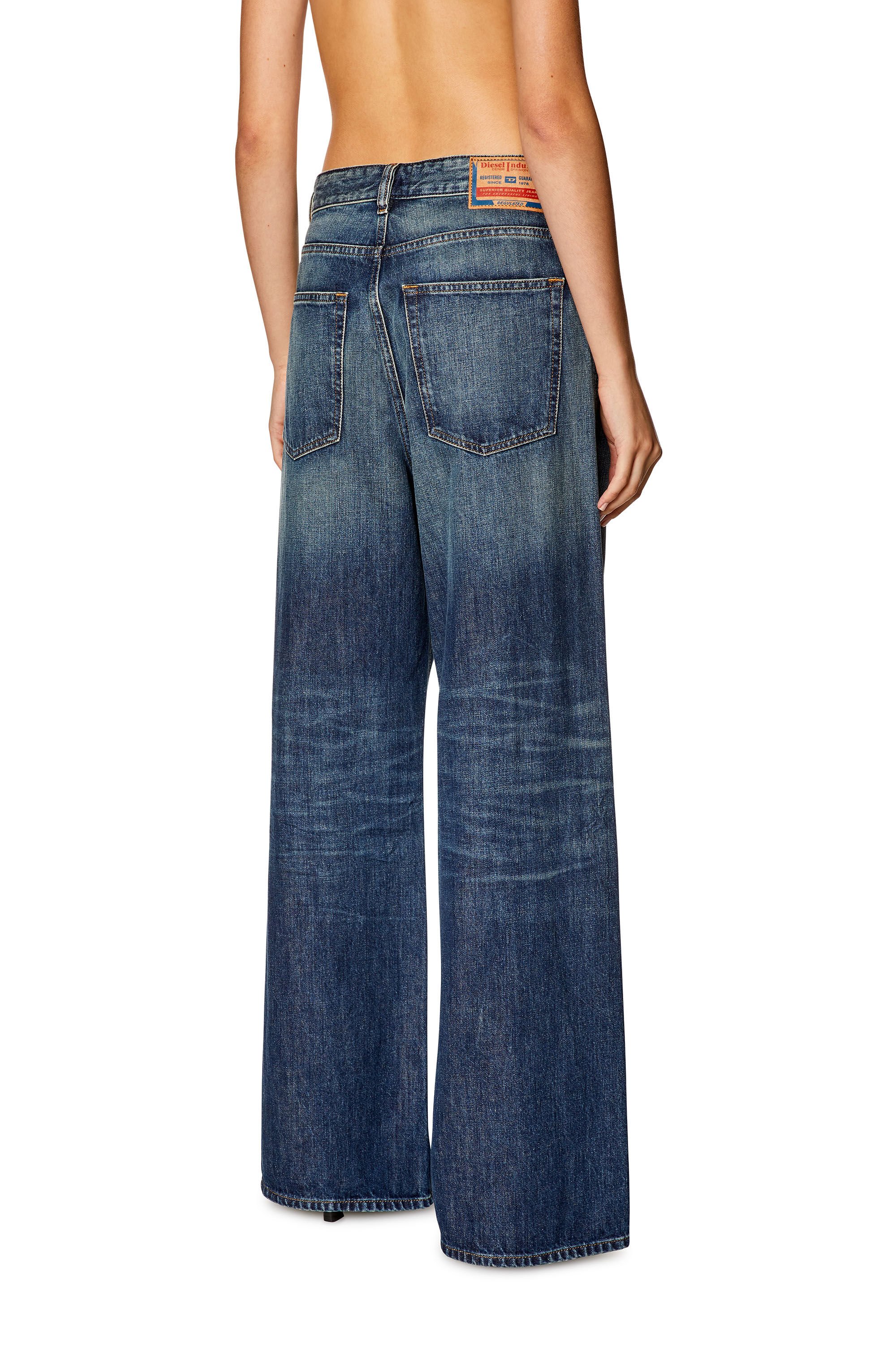 Diesel - Female's Relaxed Jeans 1996 D-Sire 09H59, ダークブルー - 4