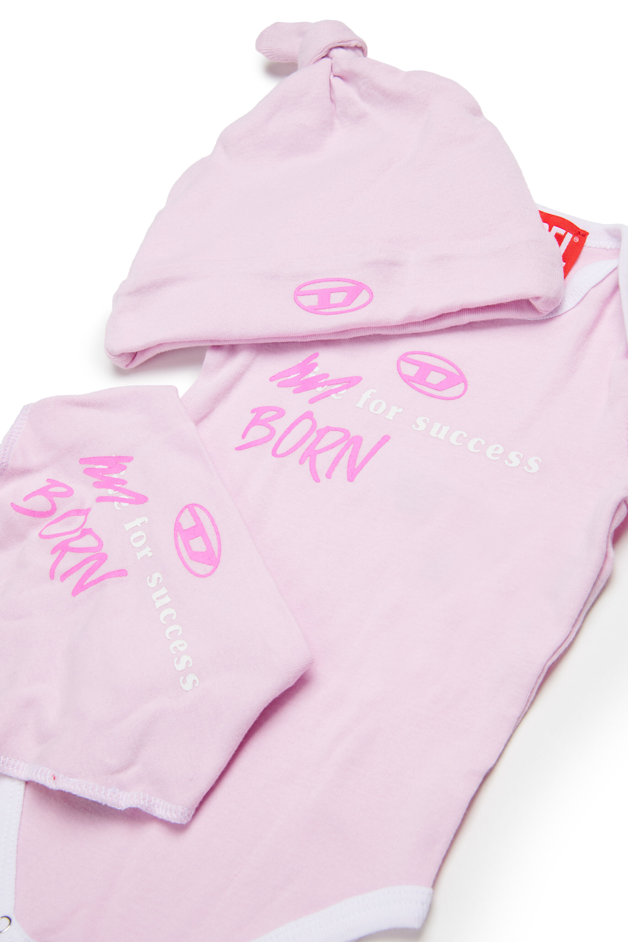 Diesel - URMASBOX-NB, Unisex's Born For Success newborn gift set in ピンク / ホワイト - 3