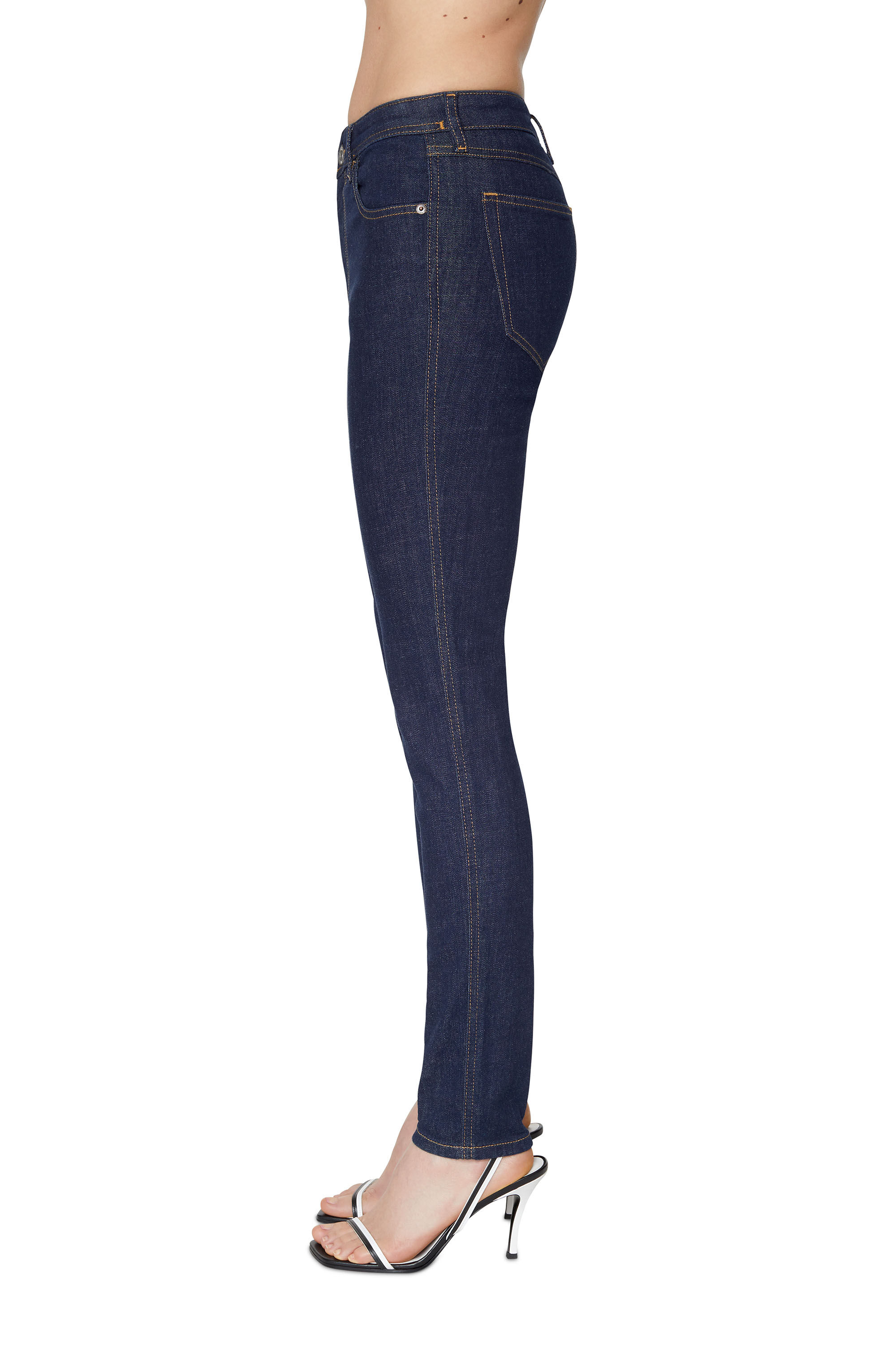 Diesel - Skinny Jeans 2015 Babhila Z9C17, ダークブルー - Image 6