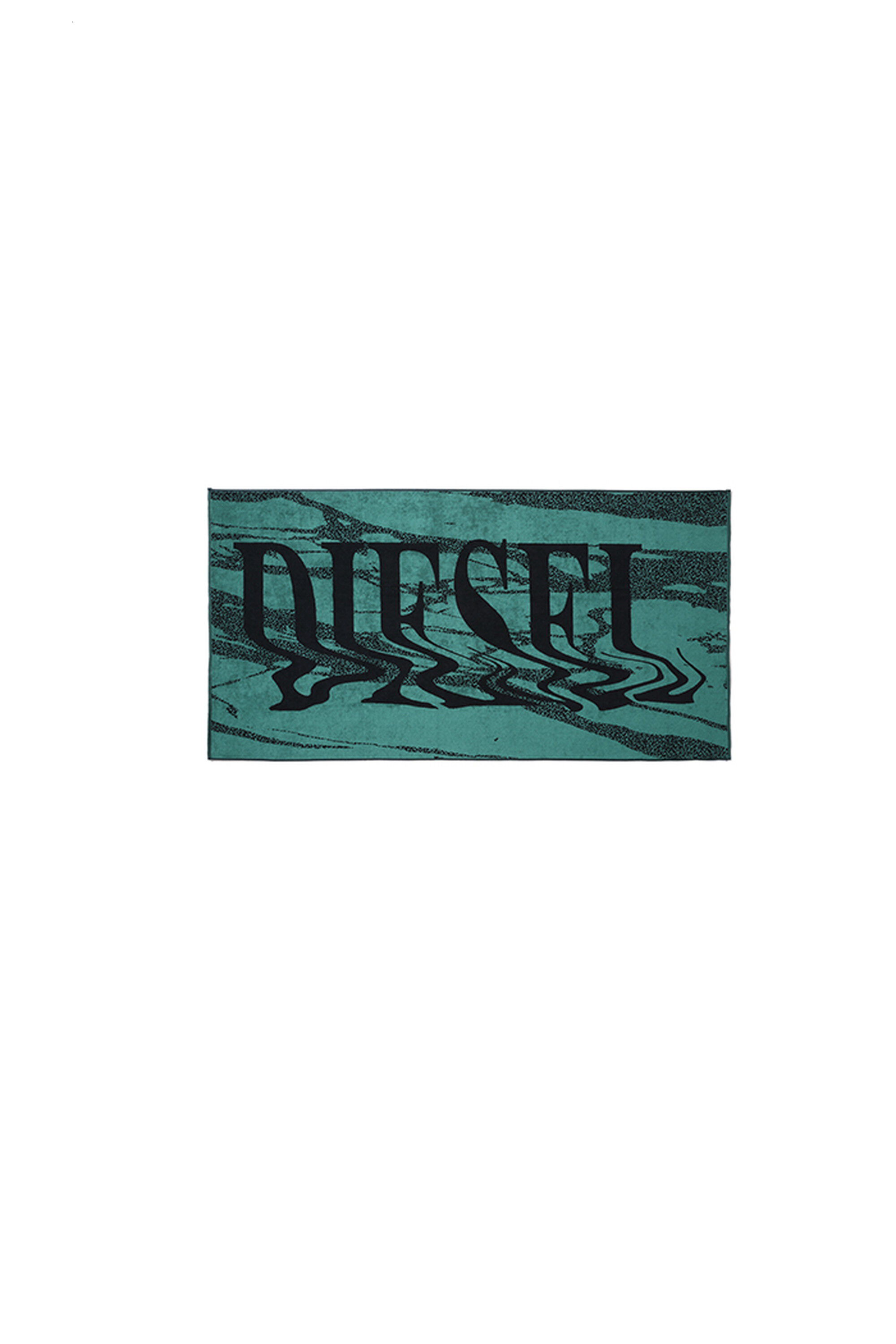 Diesel - LIQUID LOGO GYM TOWEL , グリーン - Image 1