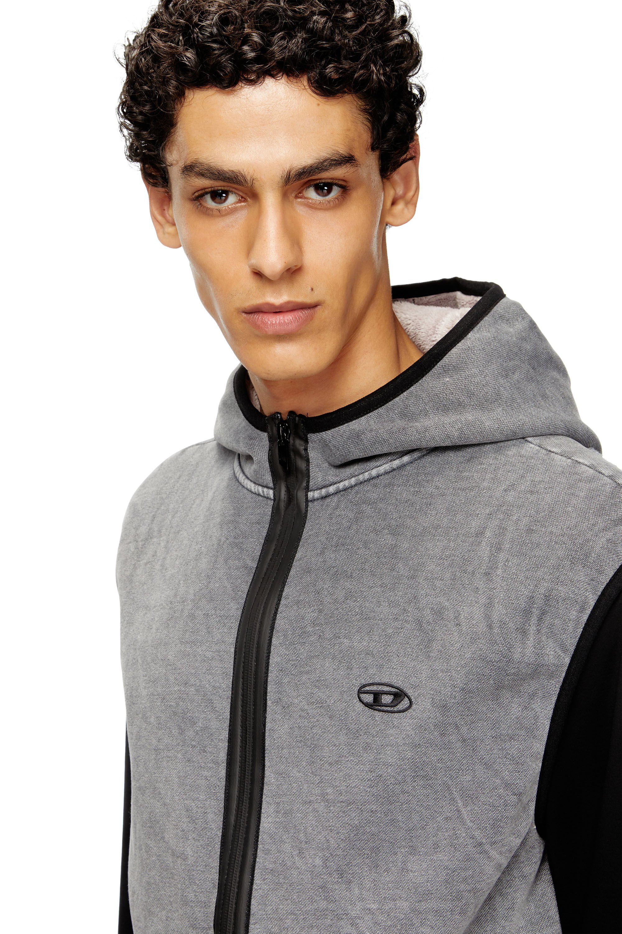 Diesel - S-HAKY-NEW, Male's スリーブレスジャケット in グレー - 4