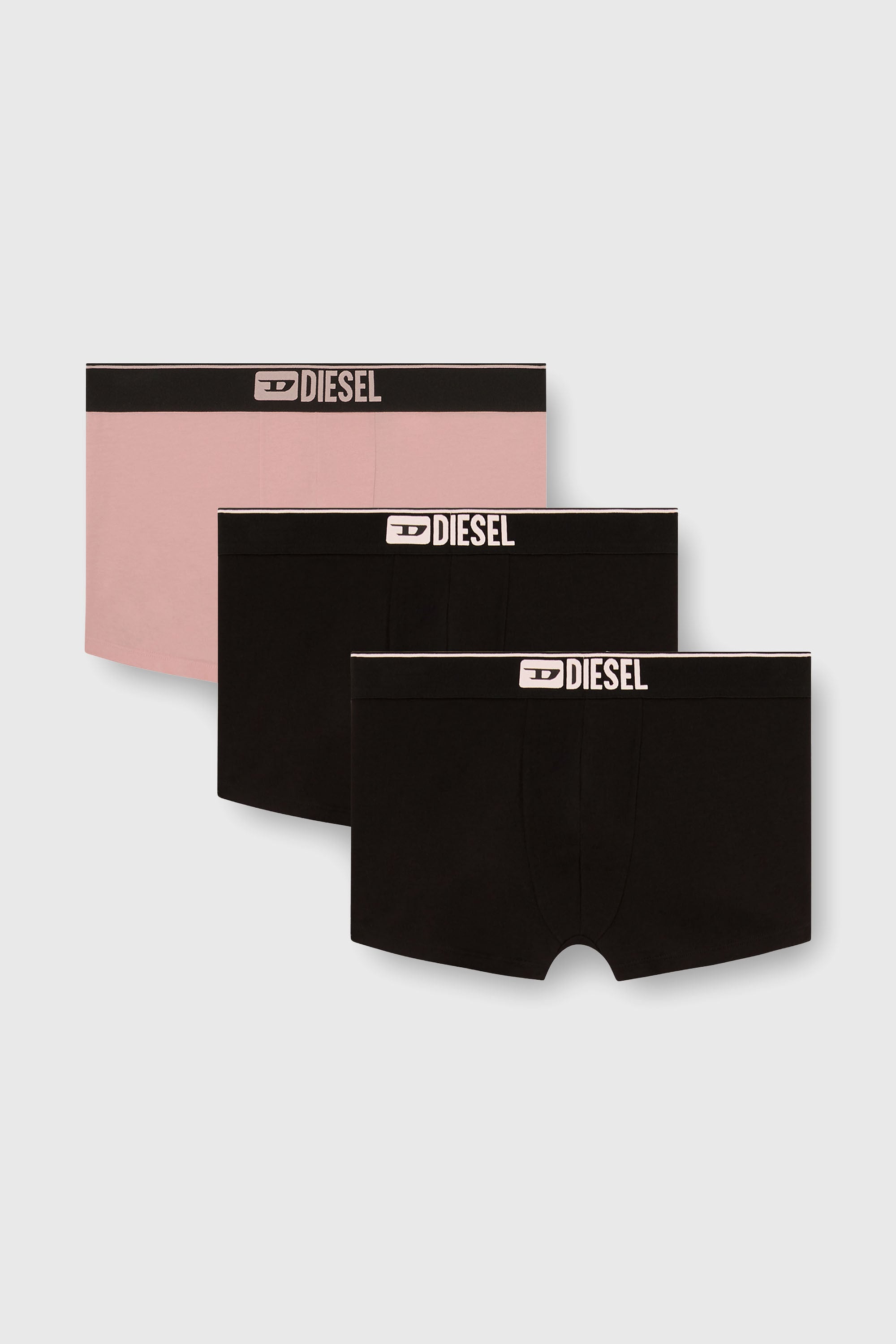 Diesel - DAMIEN-D-BOX-3PACK, Male's ボクサーパンツ 3枚パック in マルチカラー/ブロック - 2