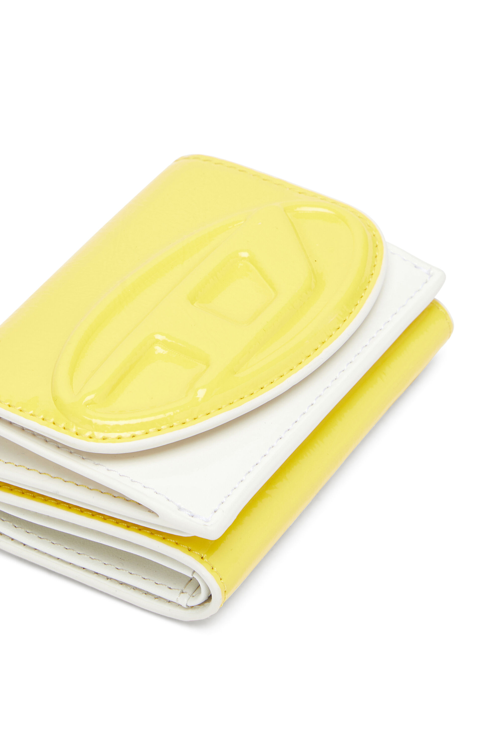 Diesel - 1DR TRI FOLD COIN XS II, Female's 三つ折りウォレット in イエロー - 4