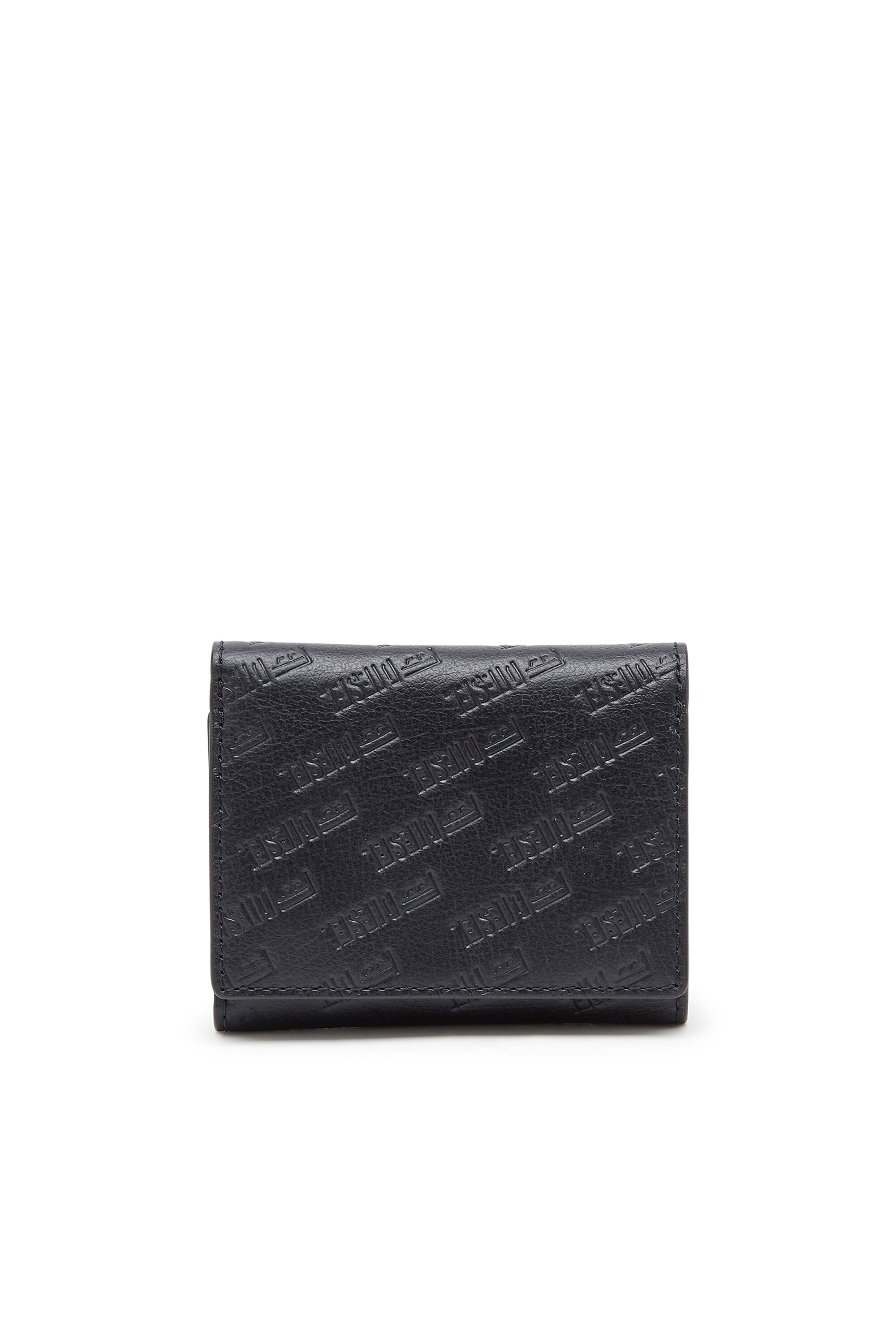 Diesel - MONOGRAM TRI-FOLD COIN S 3D, Male's 三つ折りウォレット in ブラック - 2