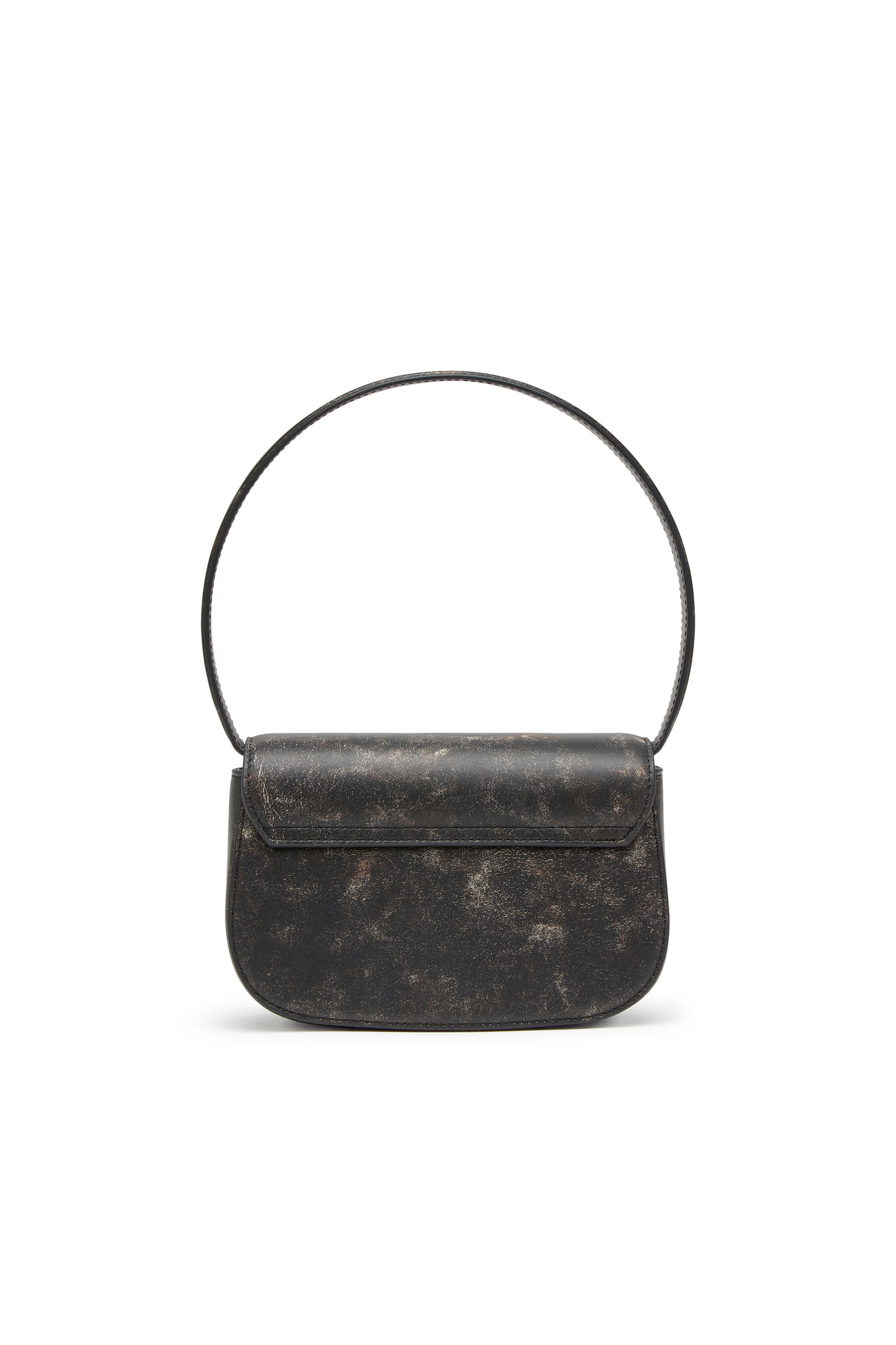Diesel - 1DR, Female's 1DR-Iconic shoulder bag in distressed leather in ダークブラウン - 3