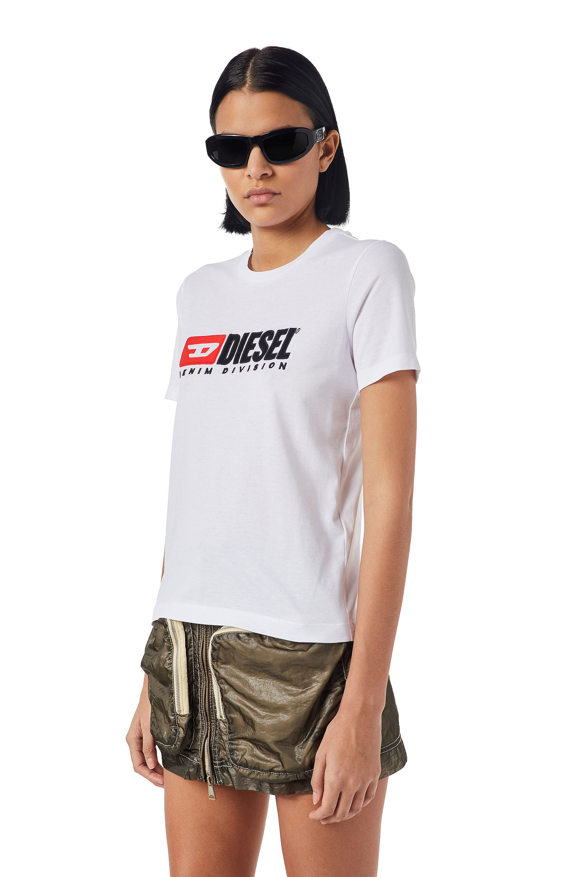 Diesel - T-REG-DIV, Female's 半袖 Tシャツ in ホワイト - 6