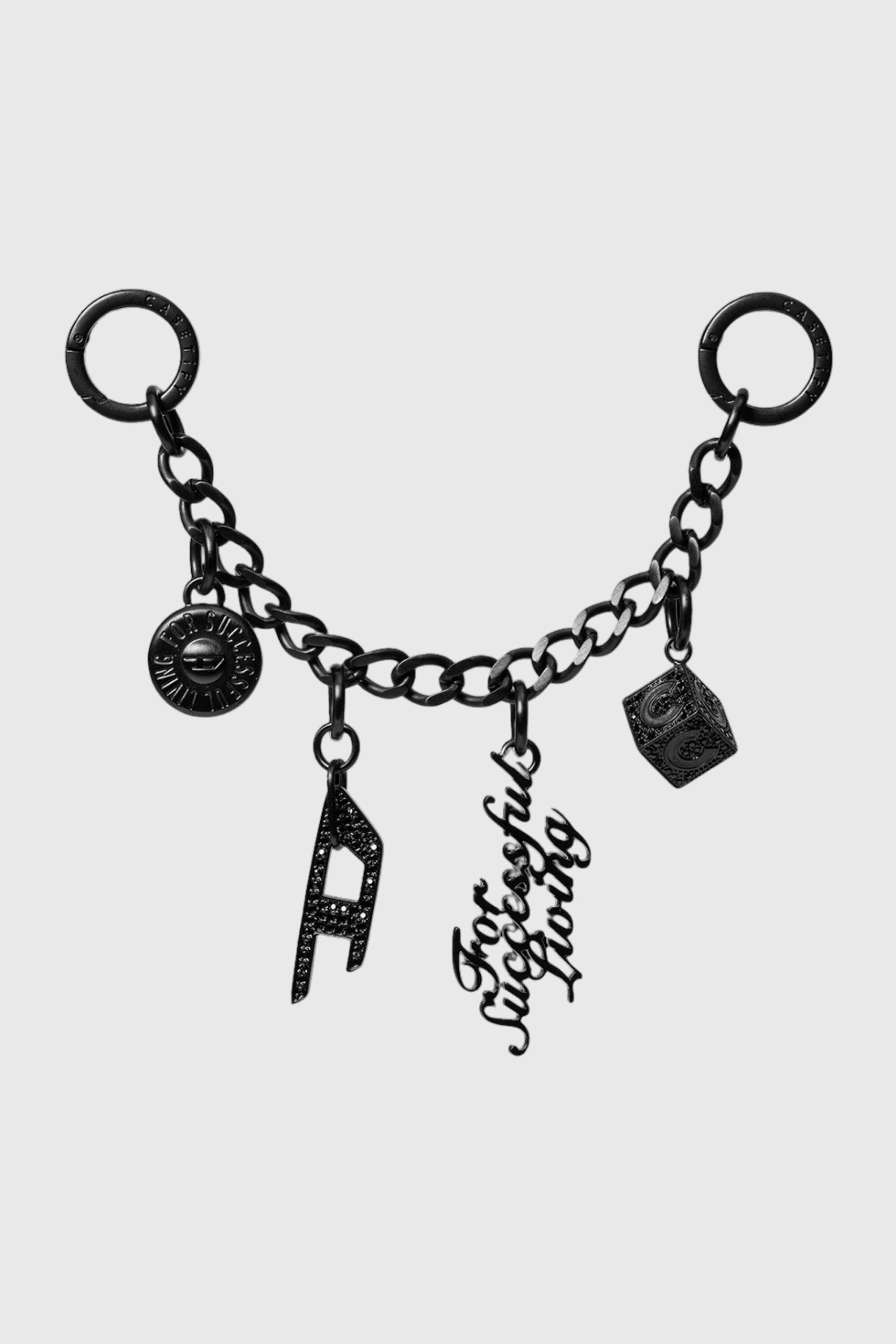 Diesel - 60374 CASETIFY  CHARMS CHAIN, Unisex's UNIVERSAL in ブラック - 1