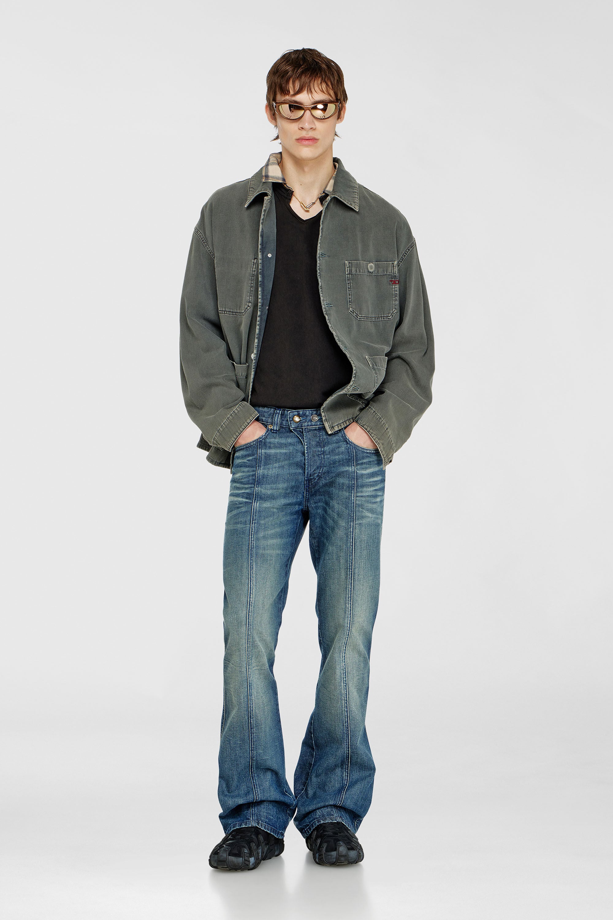Diesel - Male's Bootcut Jeans 1998 D-Buck 09Q29, ミディアムブルー - 1