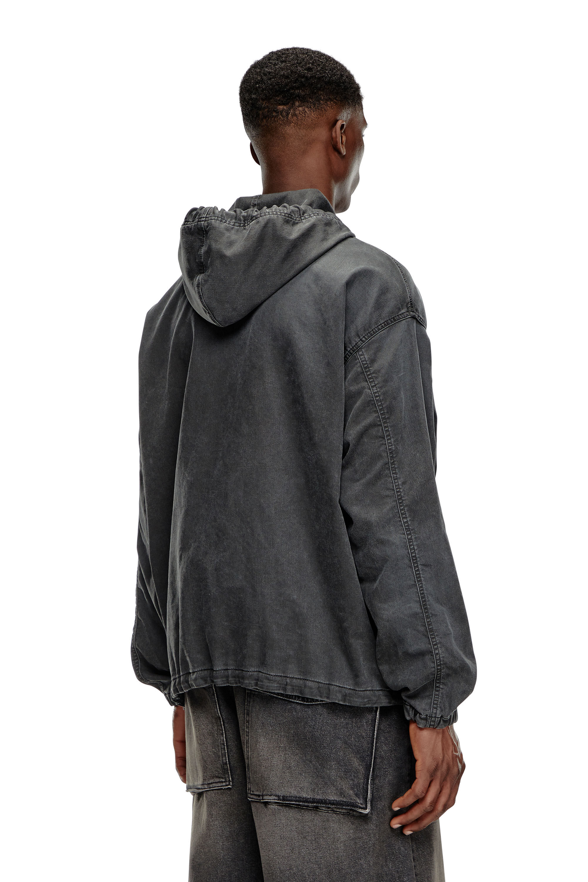D-WYNNY JOGG Hooded JoggJeans jacket｜ブラック｜メンズ｜DIESEL