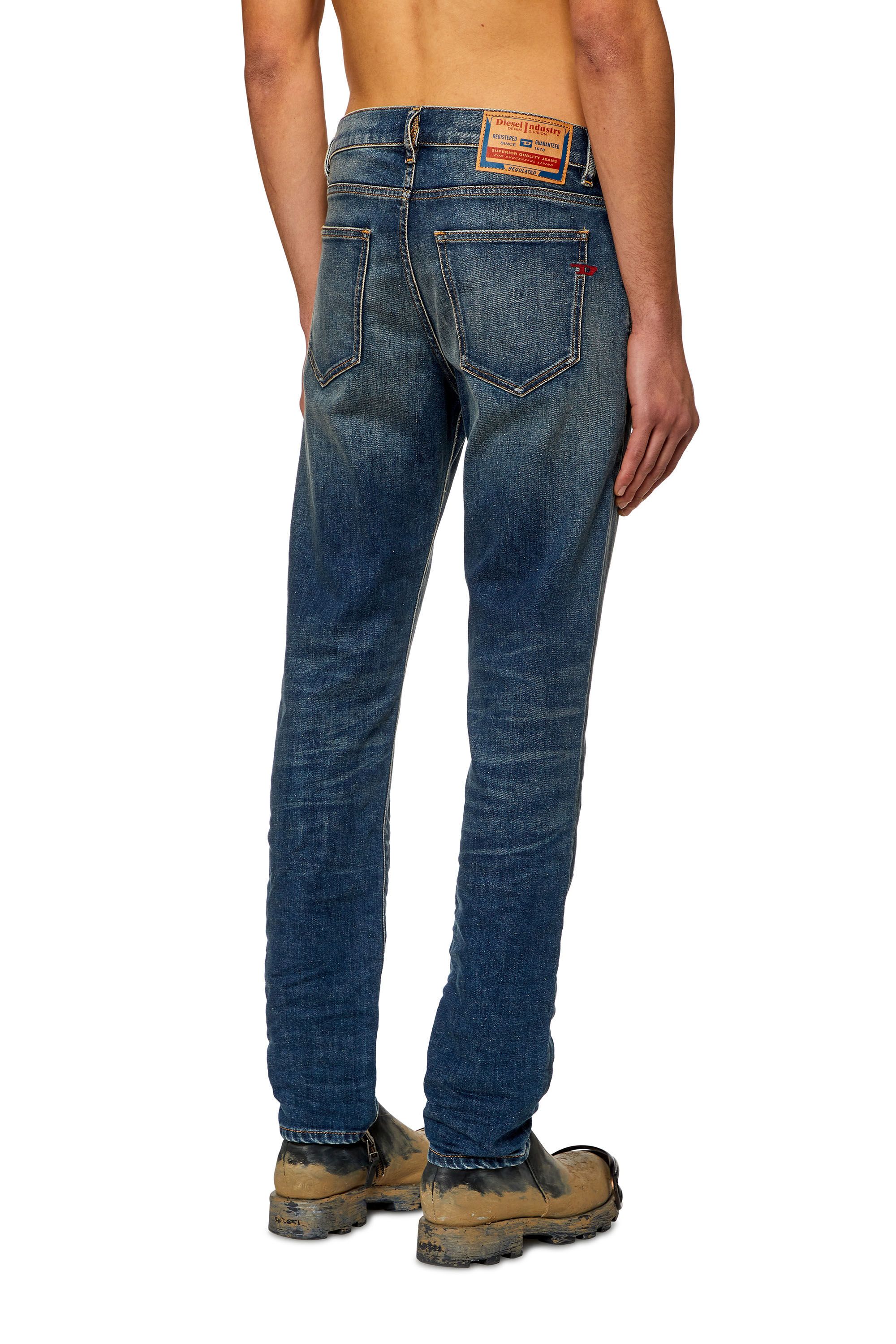 Diesel - Slim Jeans 2019 D-Strukt 09H49, ダークブルー - Image 5