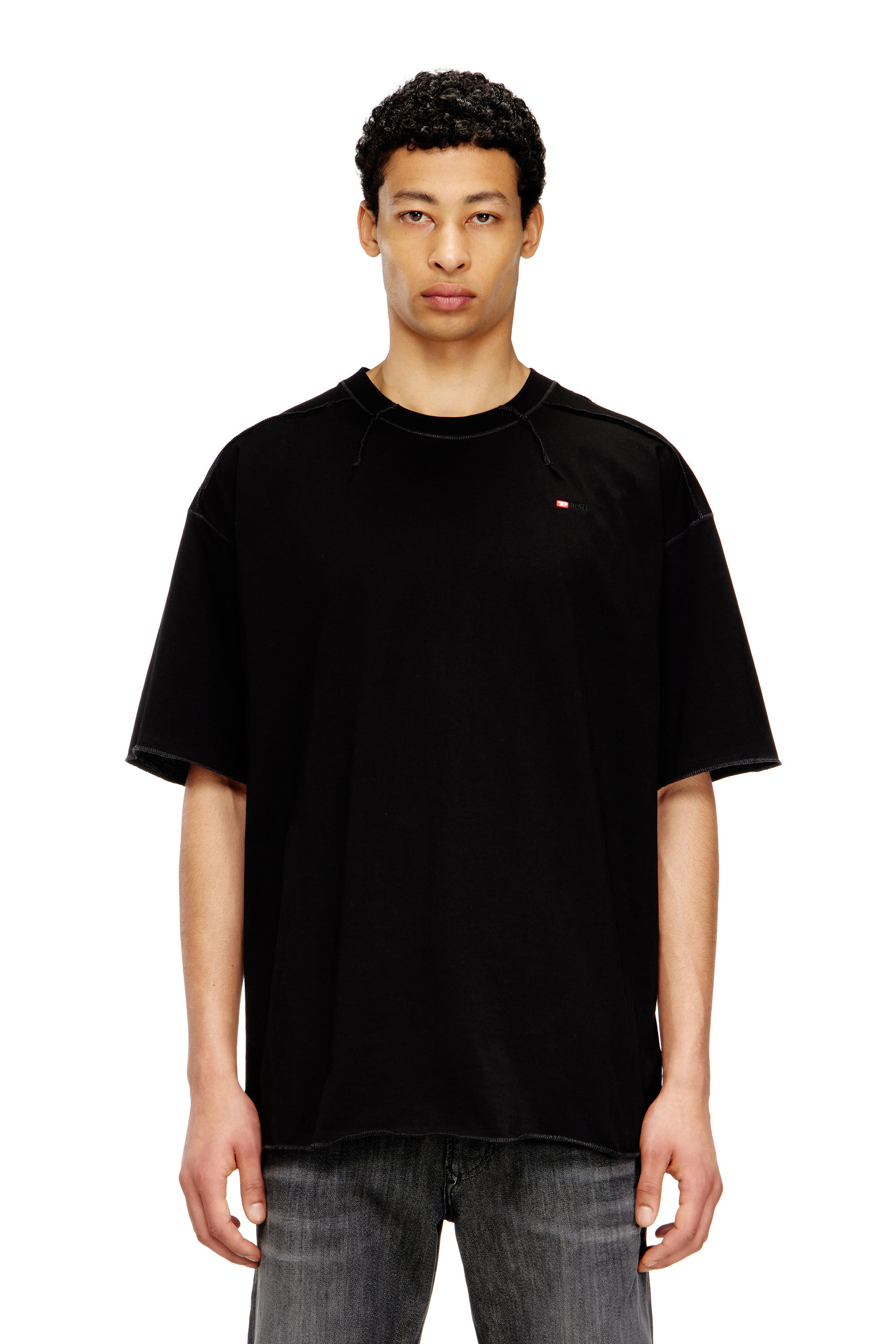 Diesel - T-CRAHOR-BOXT-T1, Male's Tシャツ in ブラック - 3