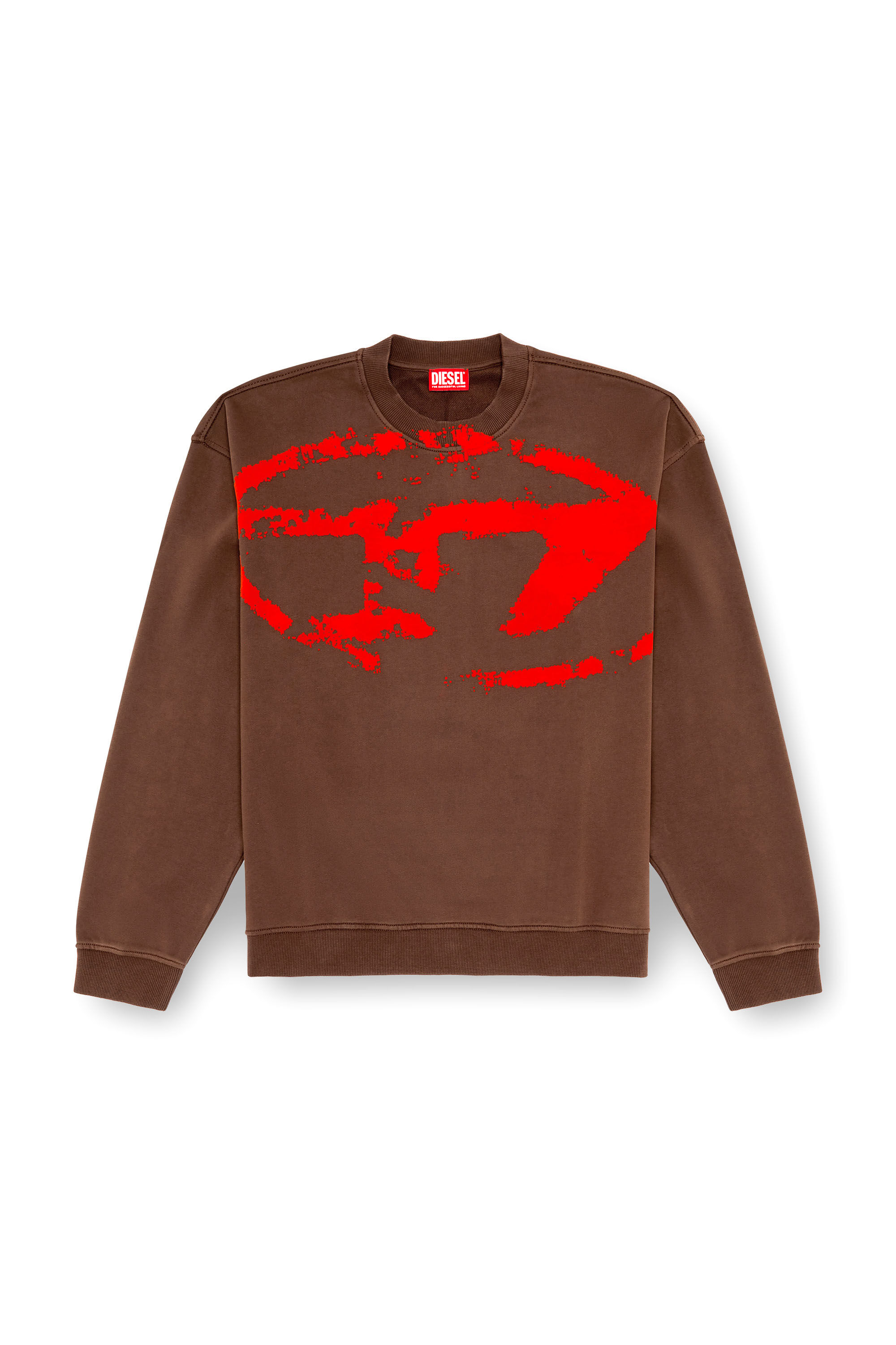 S-BOXT-N5 スウェット｜ブラウン｜メンズ｜DIESEL